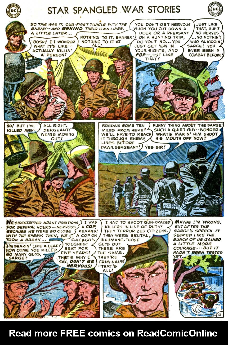 Read online Star Spangled War Stories (1952) comic -  Issue #7 - 14