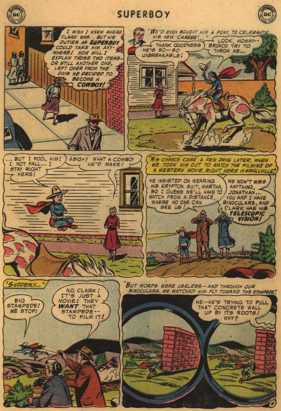 Read online Superboy (1949) comic -  Issue #51 - 6