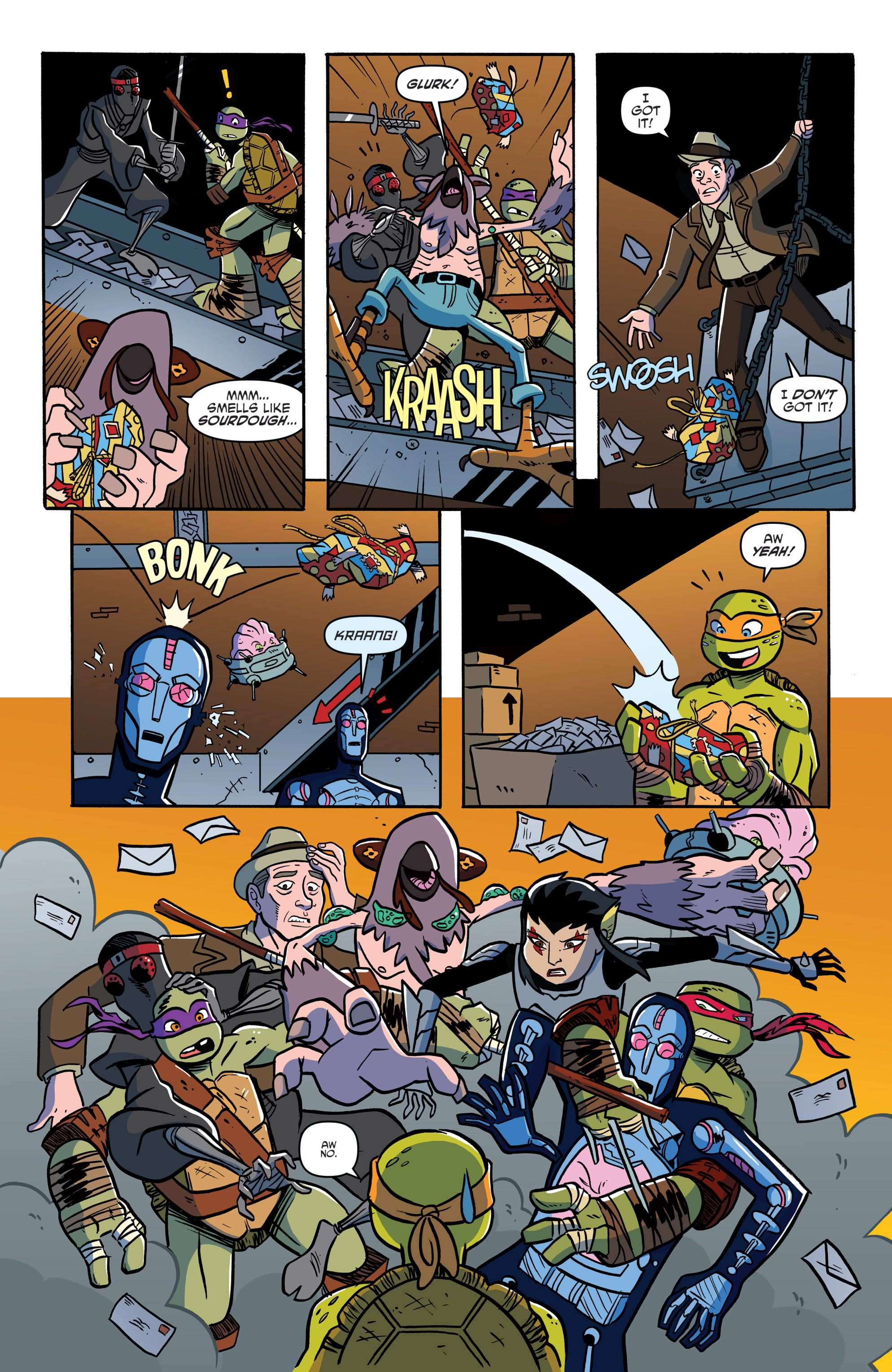 Read online Teenage Mutant Ninja Turtles New Animated Adventures comic -  Issue #12 - 13