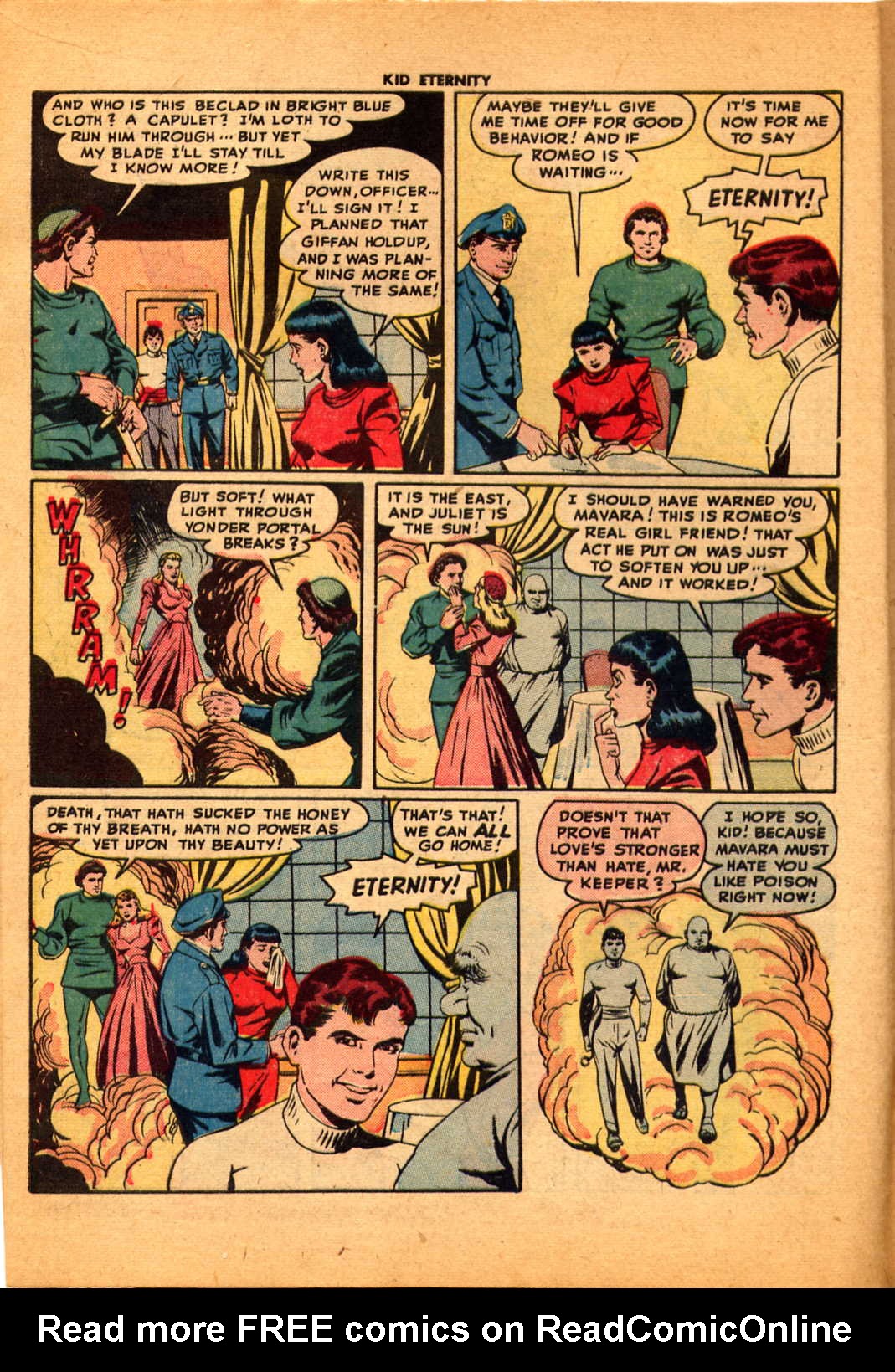 Read online Kid Eternity (1946) comic -  Issue #6 - 14