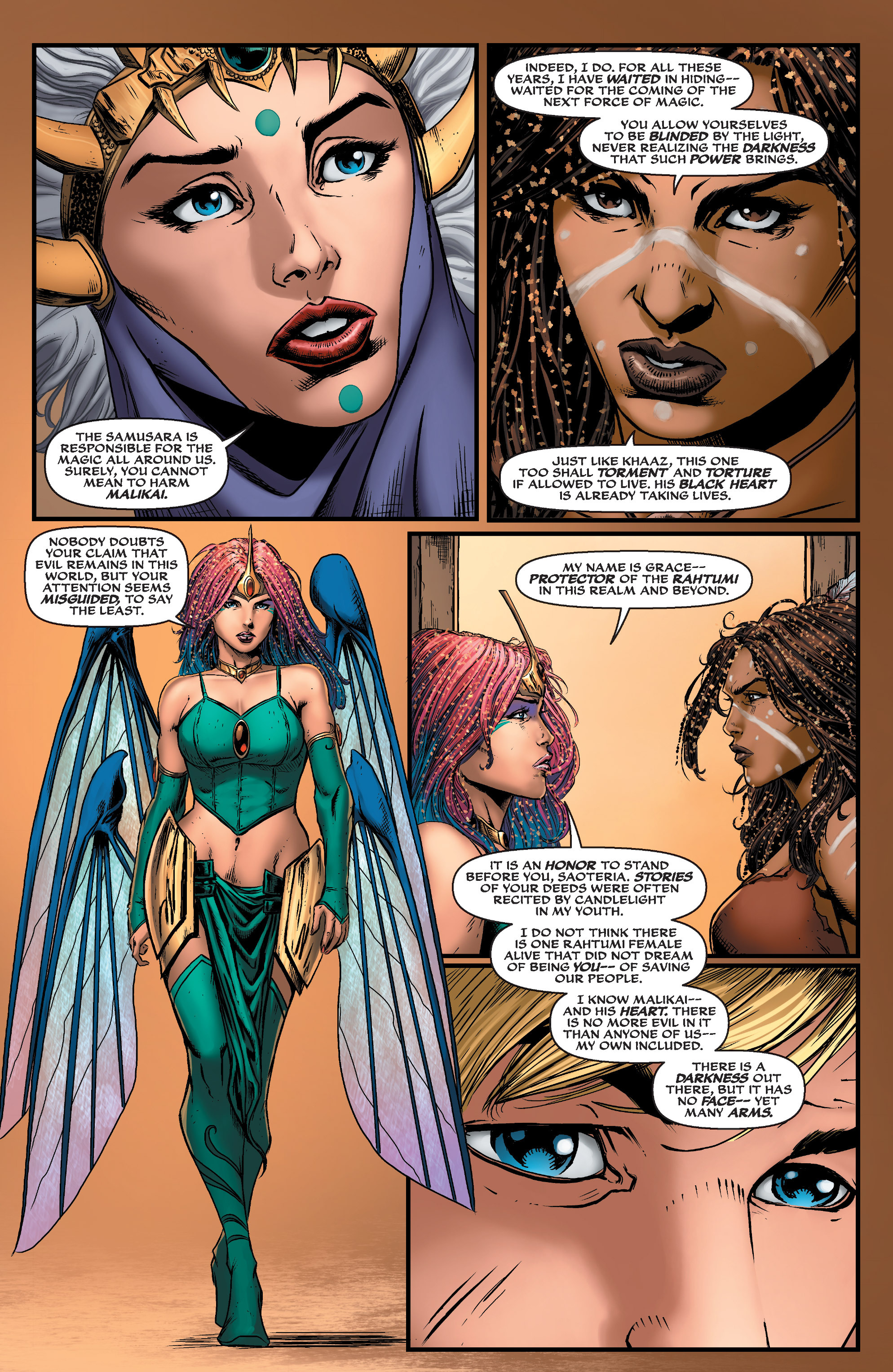 Read online Michael Turner's Soulfire (2011) comic -  Issue #6 - 12