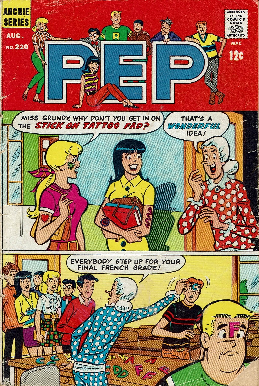 Read online Pep Comics comic -  Issue #220 - 2