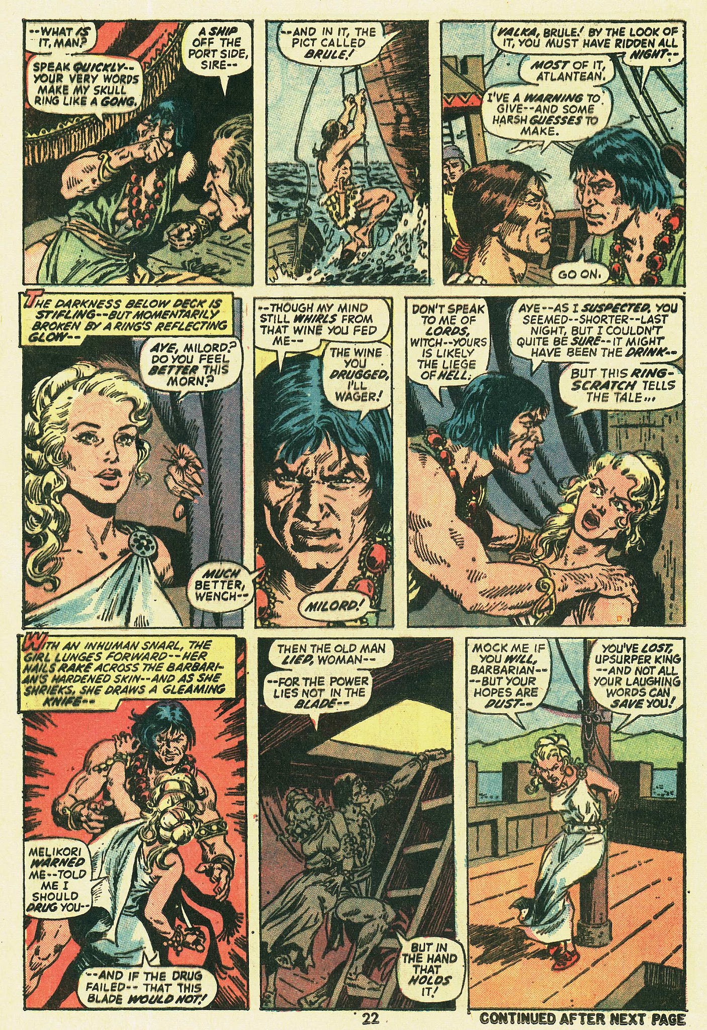 Read online Kull, the Conqueror (1971) comic -  Issue #4 - 16