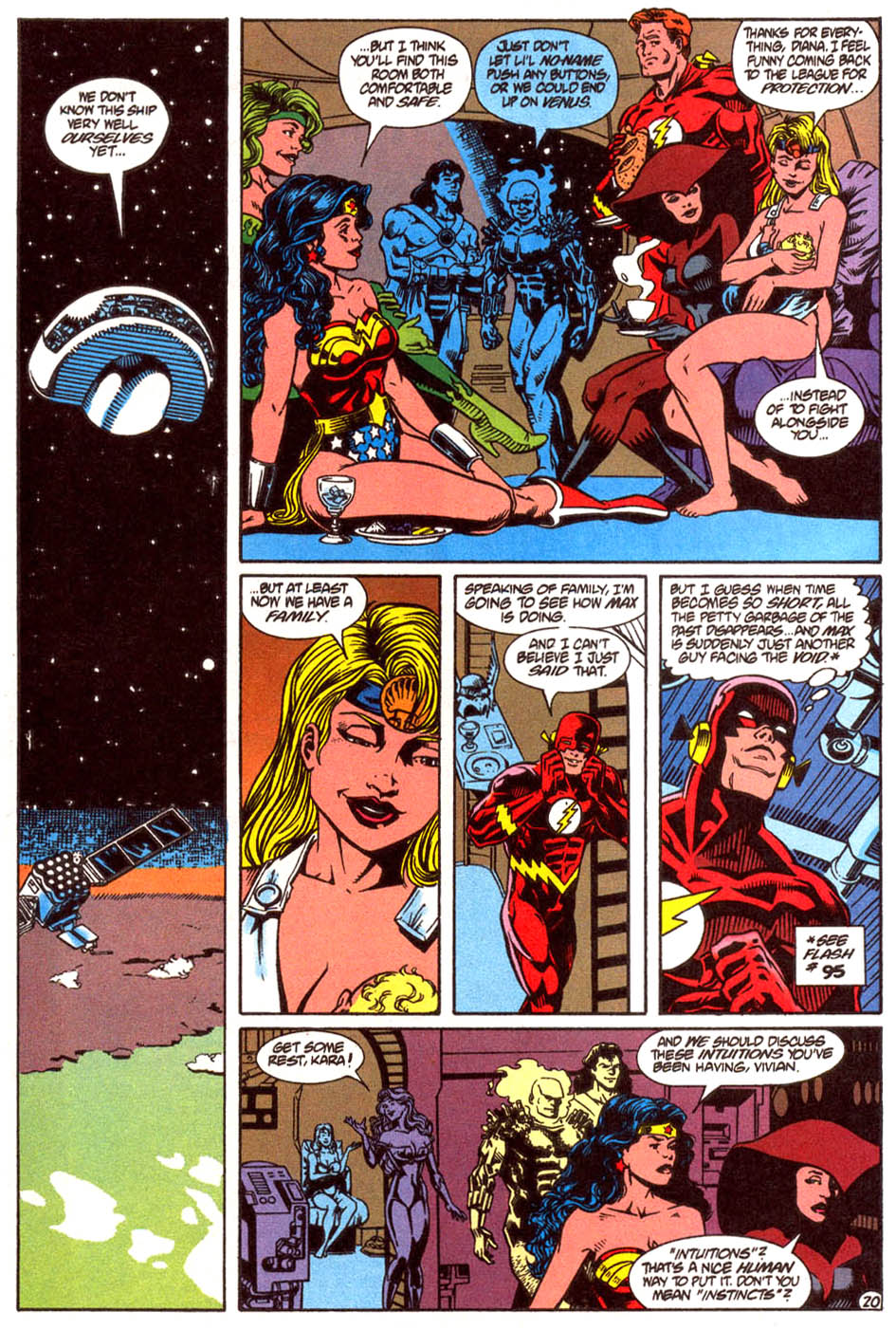 Read online Justice League America comic -  Issue #94 - 20