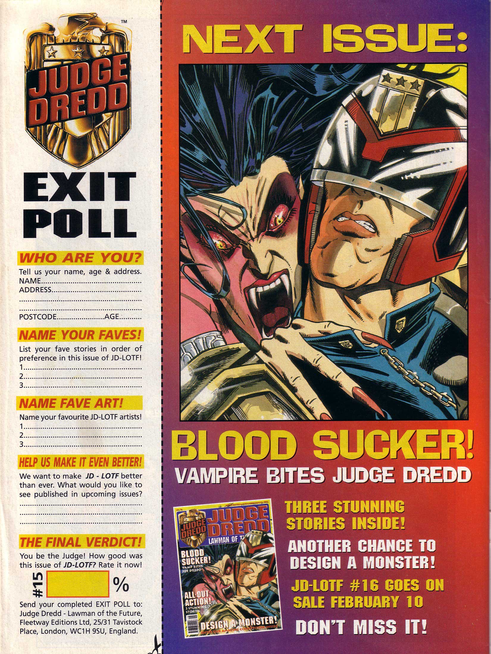 Read online Judge Dredd Lawman of the Future comic -  Issue #15 - 31