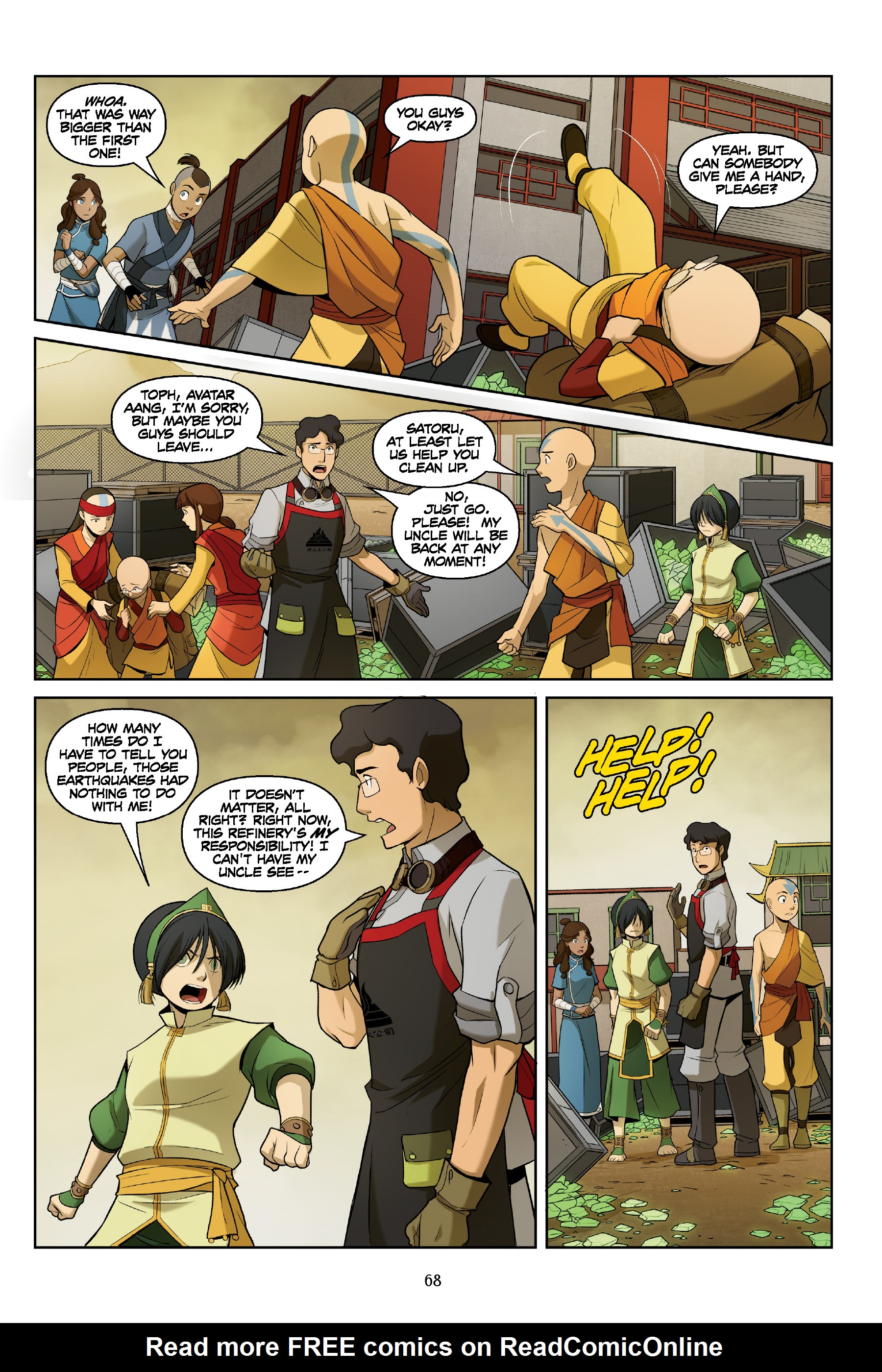 Read online Nickelodeon Avatar: The Last Airbender - The Rift comic -  Issue # _Omnibus (Part 1) - 68
