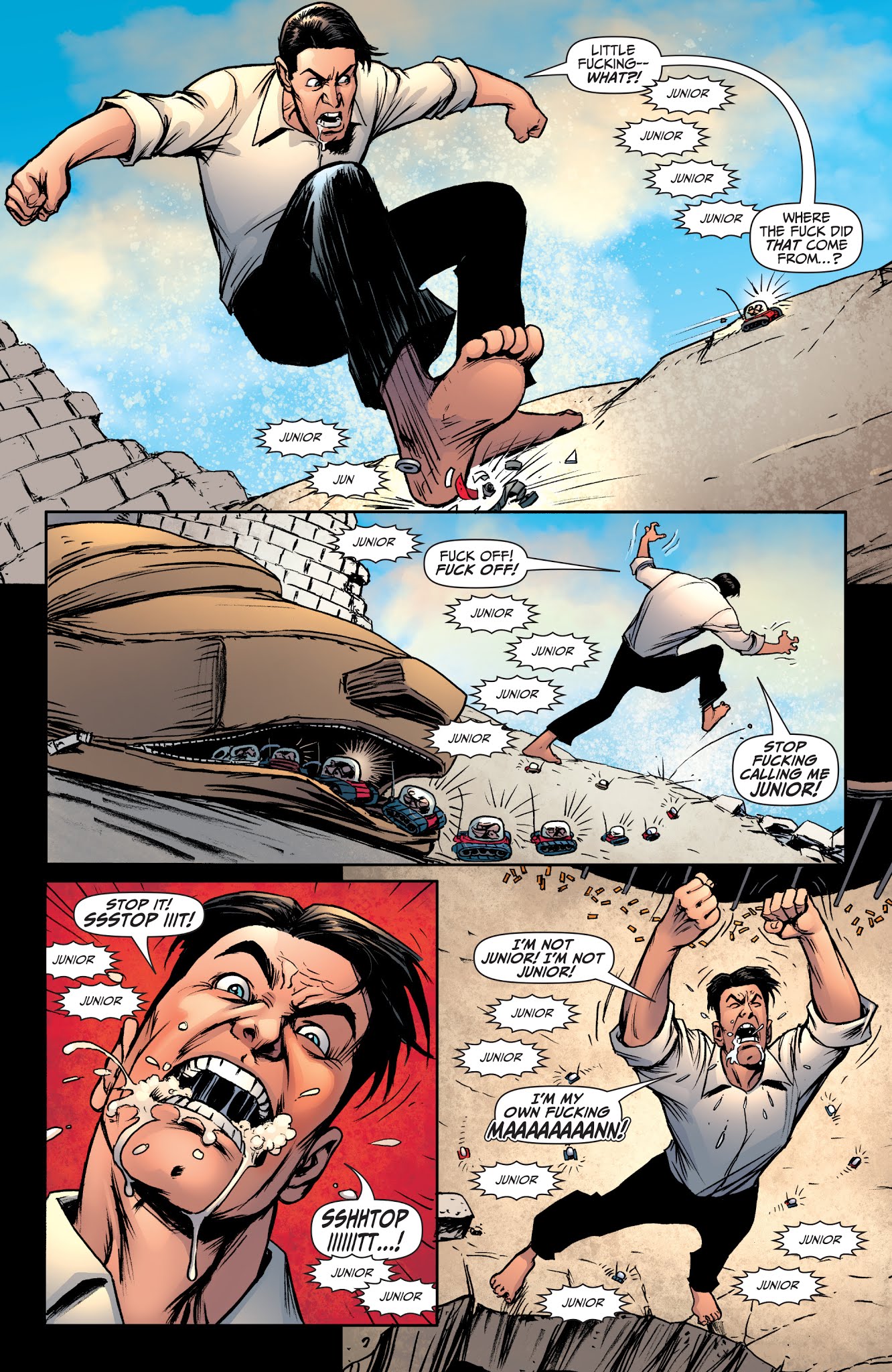 Read online Jimmy's Bastards comic -  Issue #9 - 10