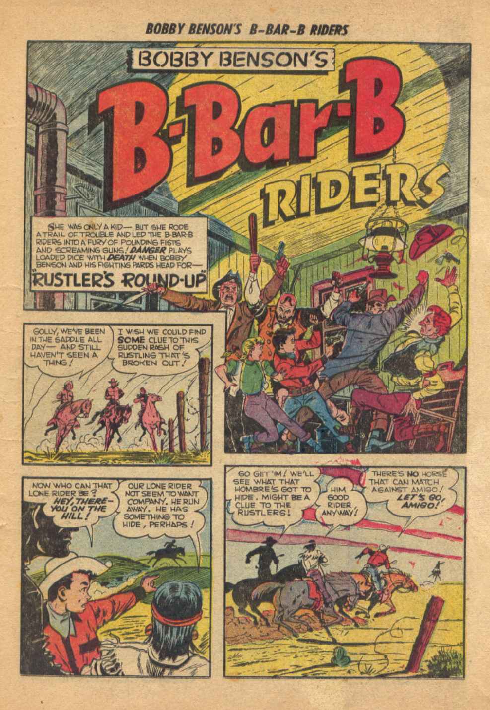 Read online Bobby Benson's B-Bar-B Riders comic -  Issue #15 - 3