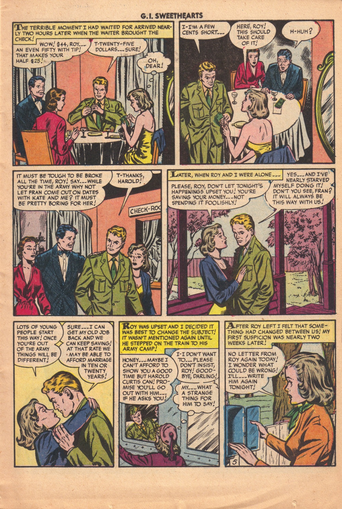 Read online G.I. Sweethearts comic -  Issue #40 - 7