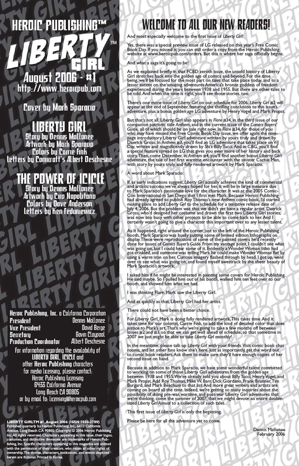 Read online Liberty Girl comic -  Issue #1 - 2