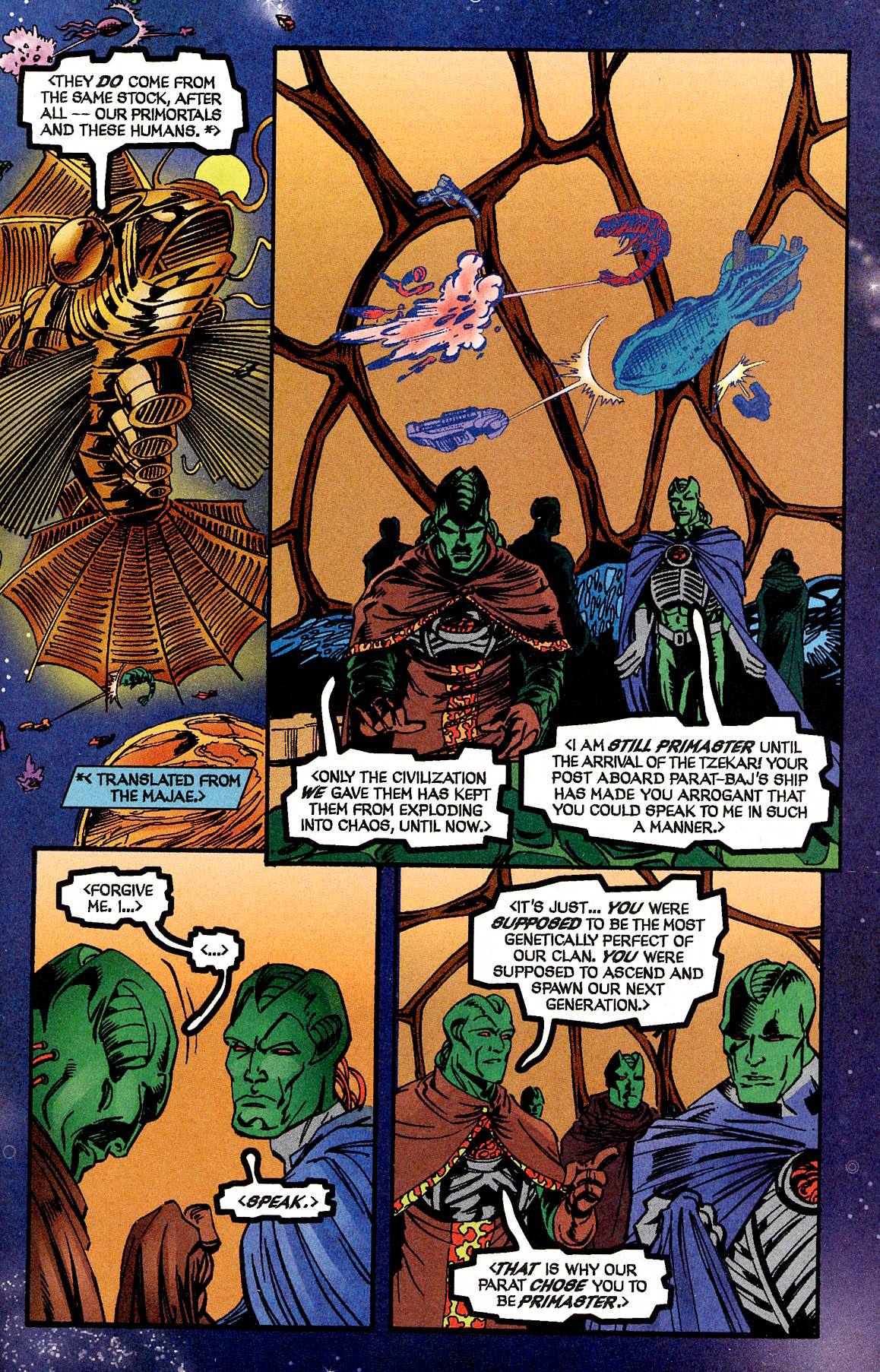 Read online Leonard Nimoy's Primortals (1996) comic -  Issue #6 - 7