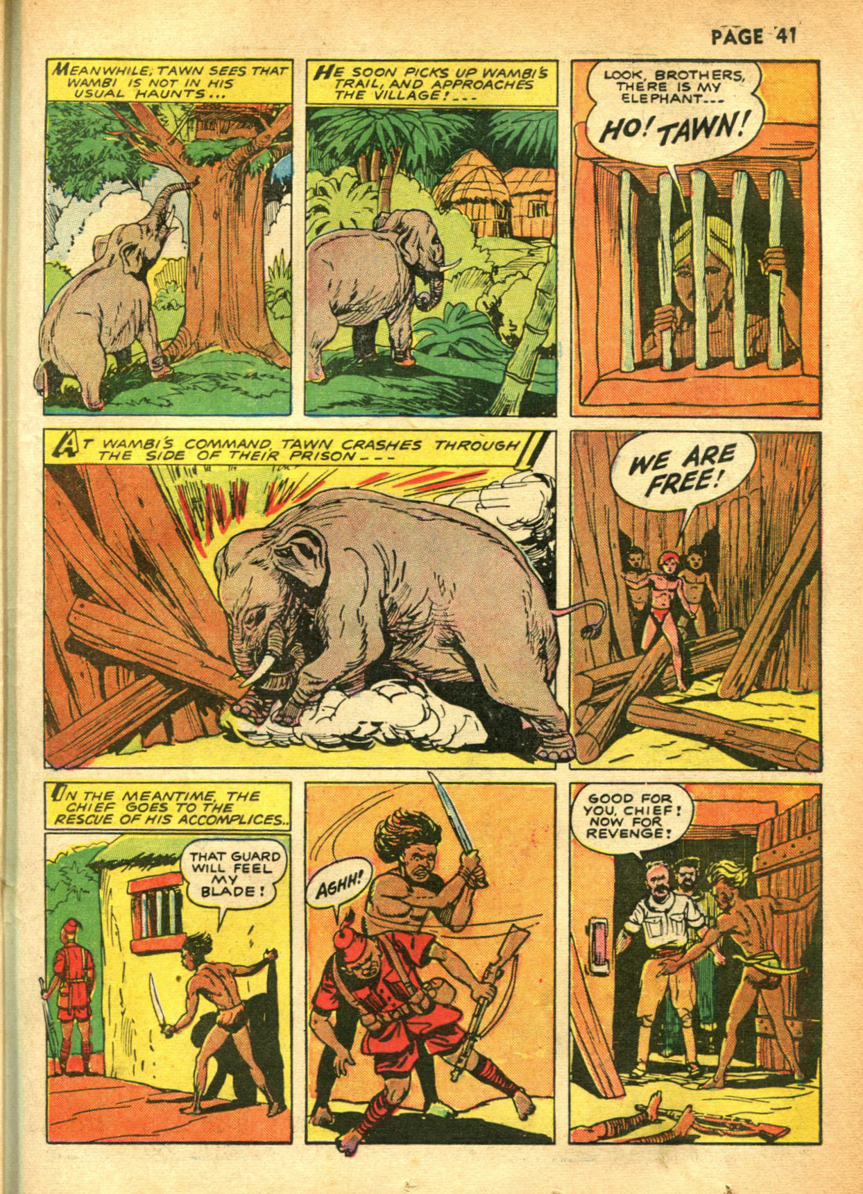Read online Wambi Jungle Boy comic -  Issue #2 - 42