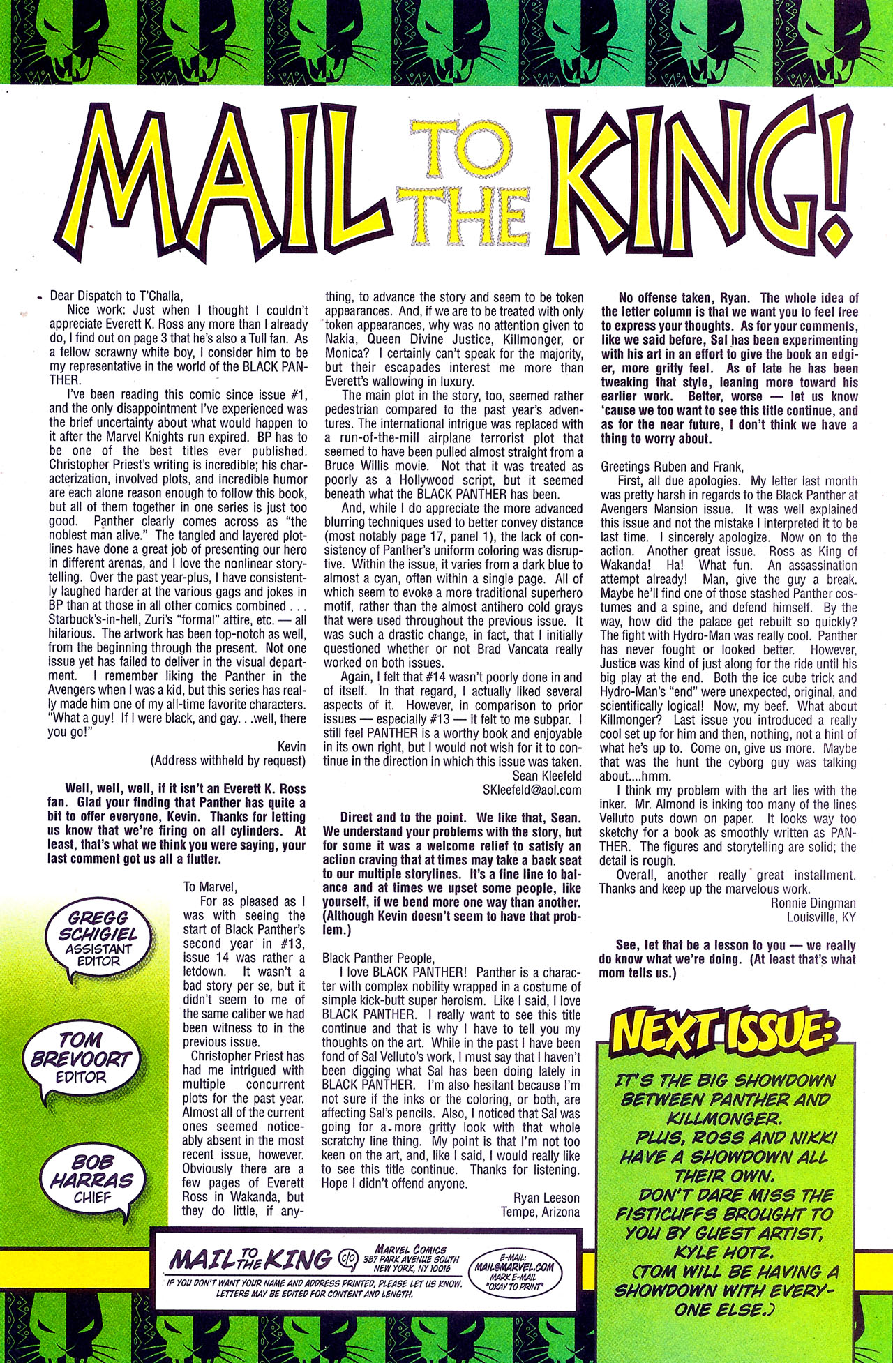 Read online Black Panther (1998) comic -  Issue #17 - 24