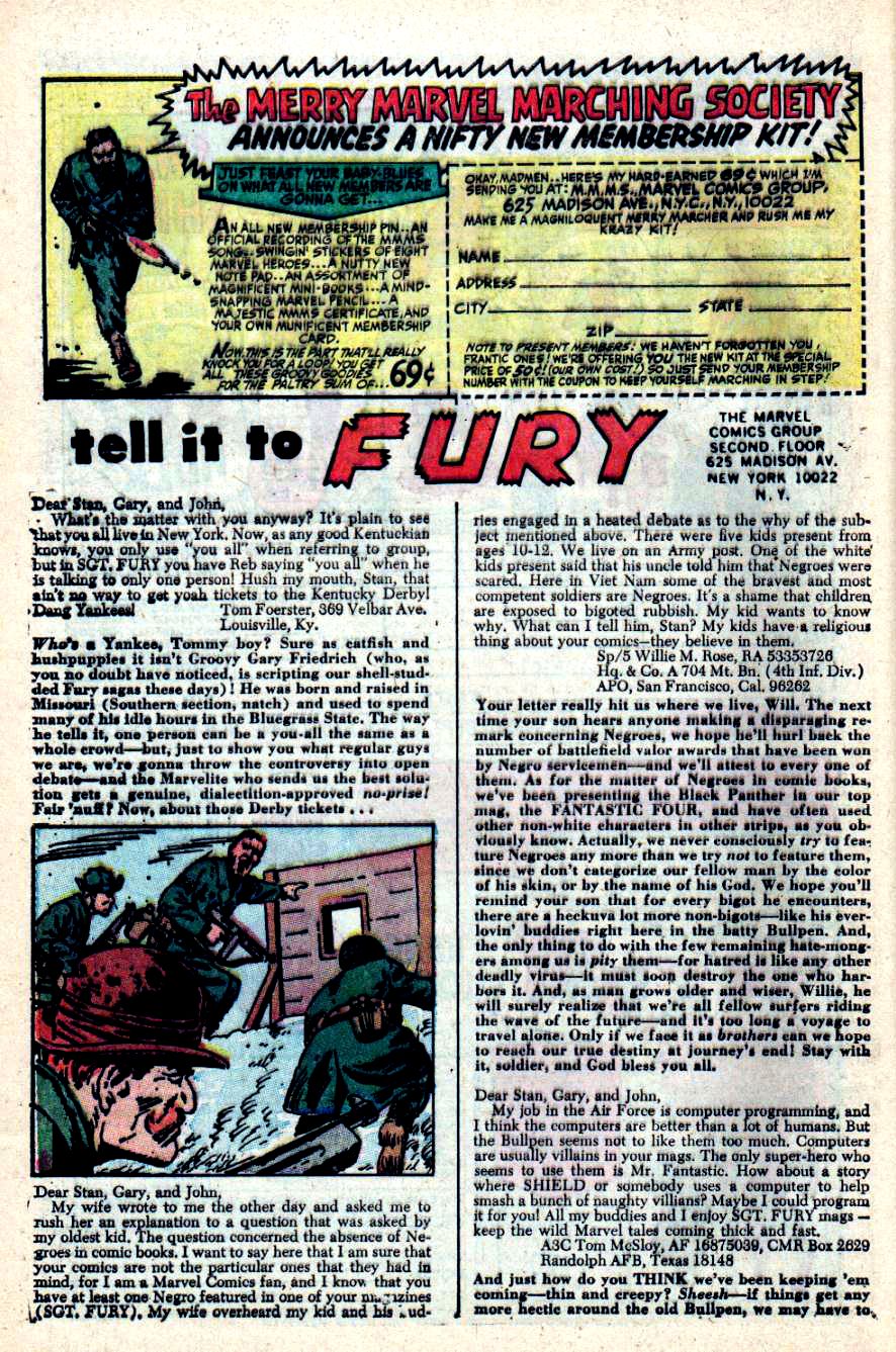 Read online Sgt. Fury comic -  Issue #45 - 32