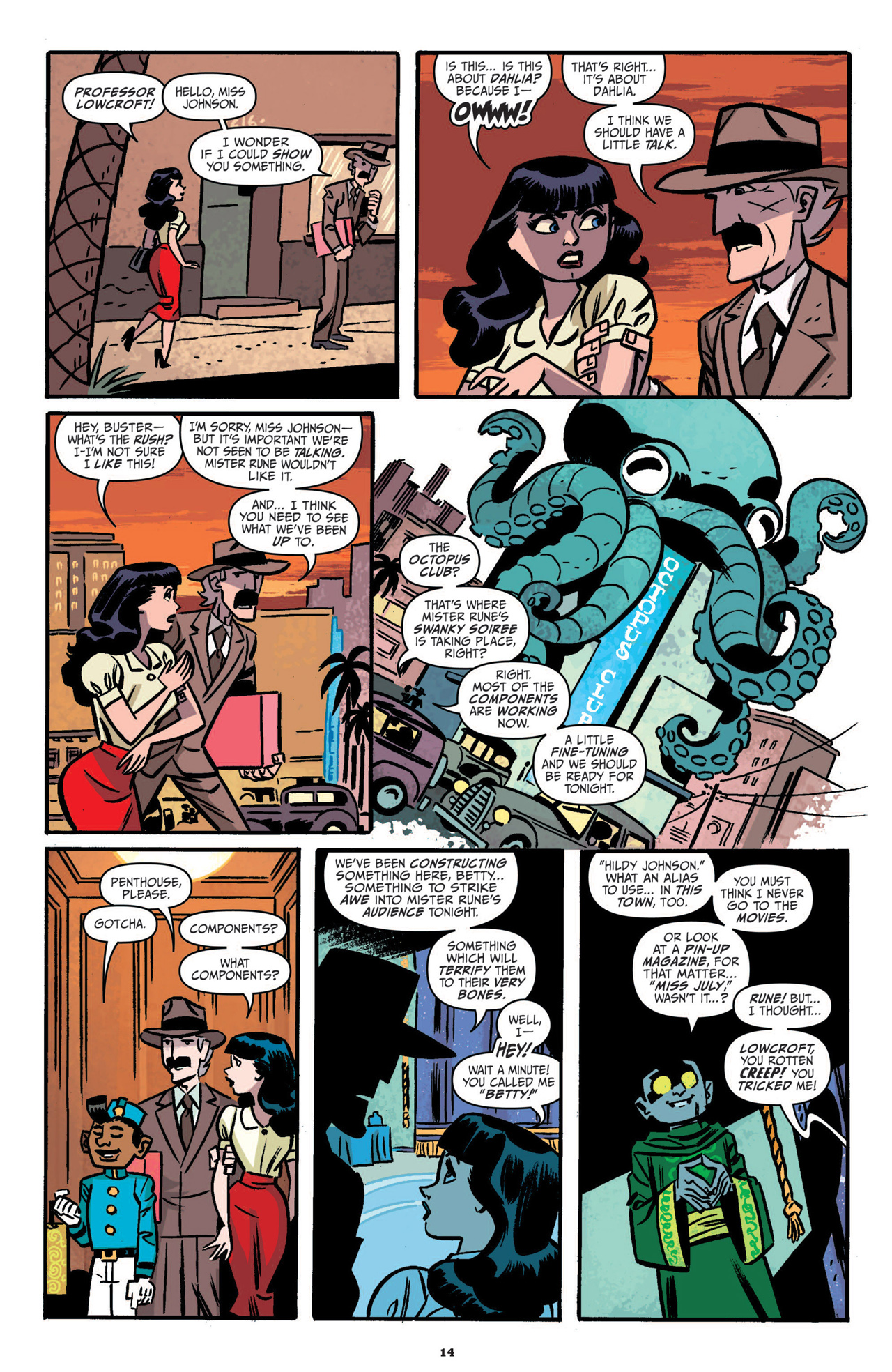 Read online The Rocketeer: Hollywood Horror comic -  Issue #3 - 17