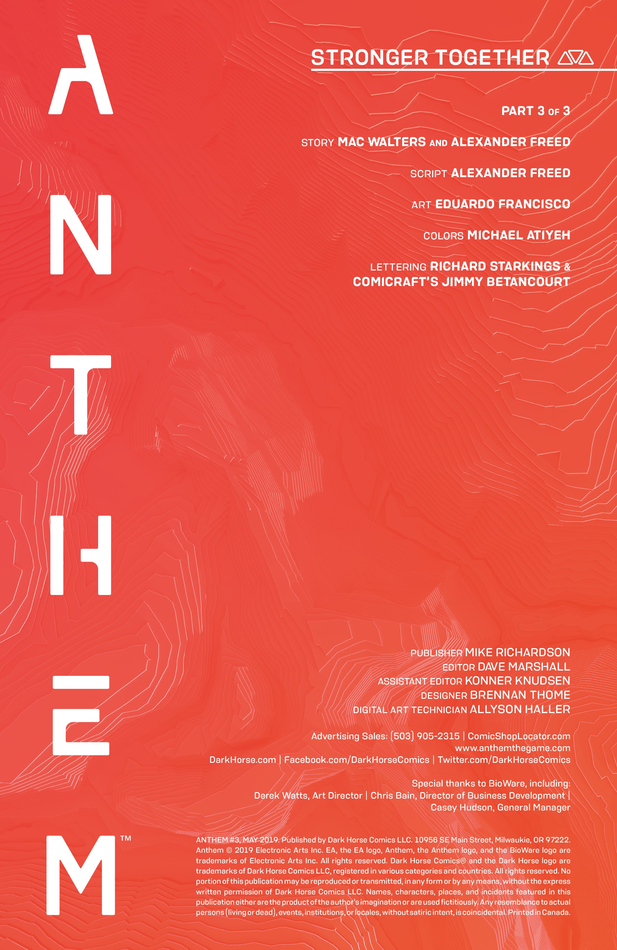 Read online Anthem comic -  Issue #3 - 2