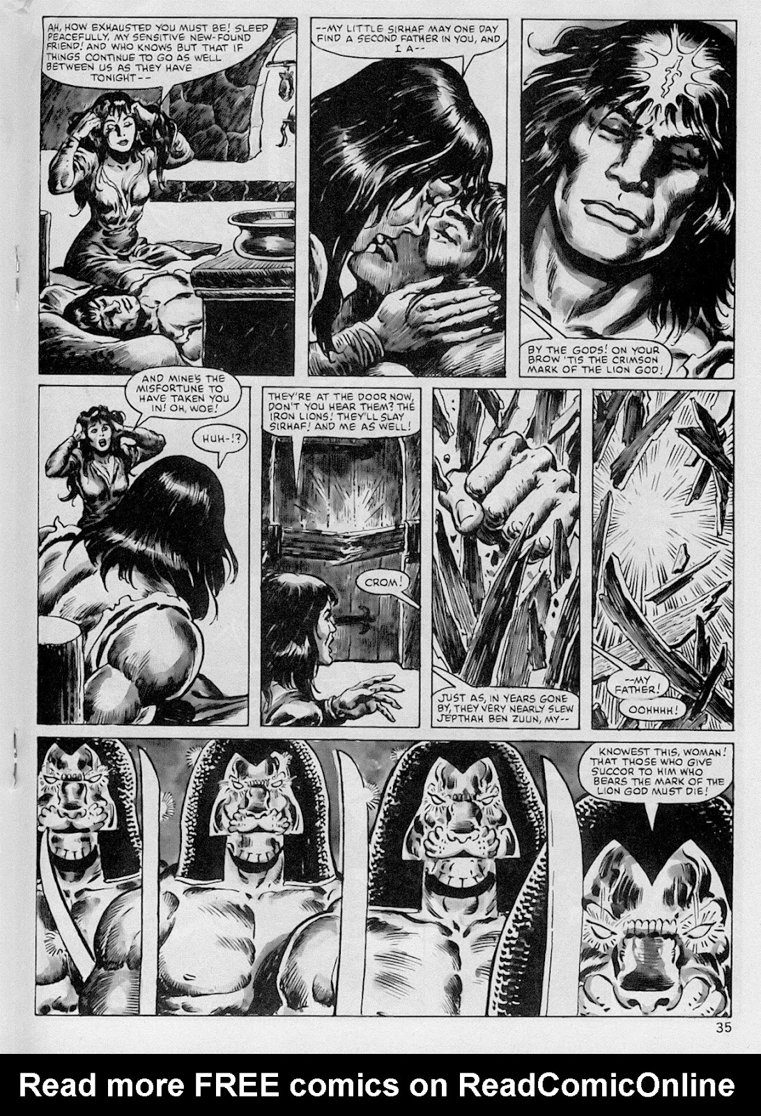 The Savage Sword Of Conan issue 102 - Page 35