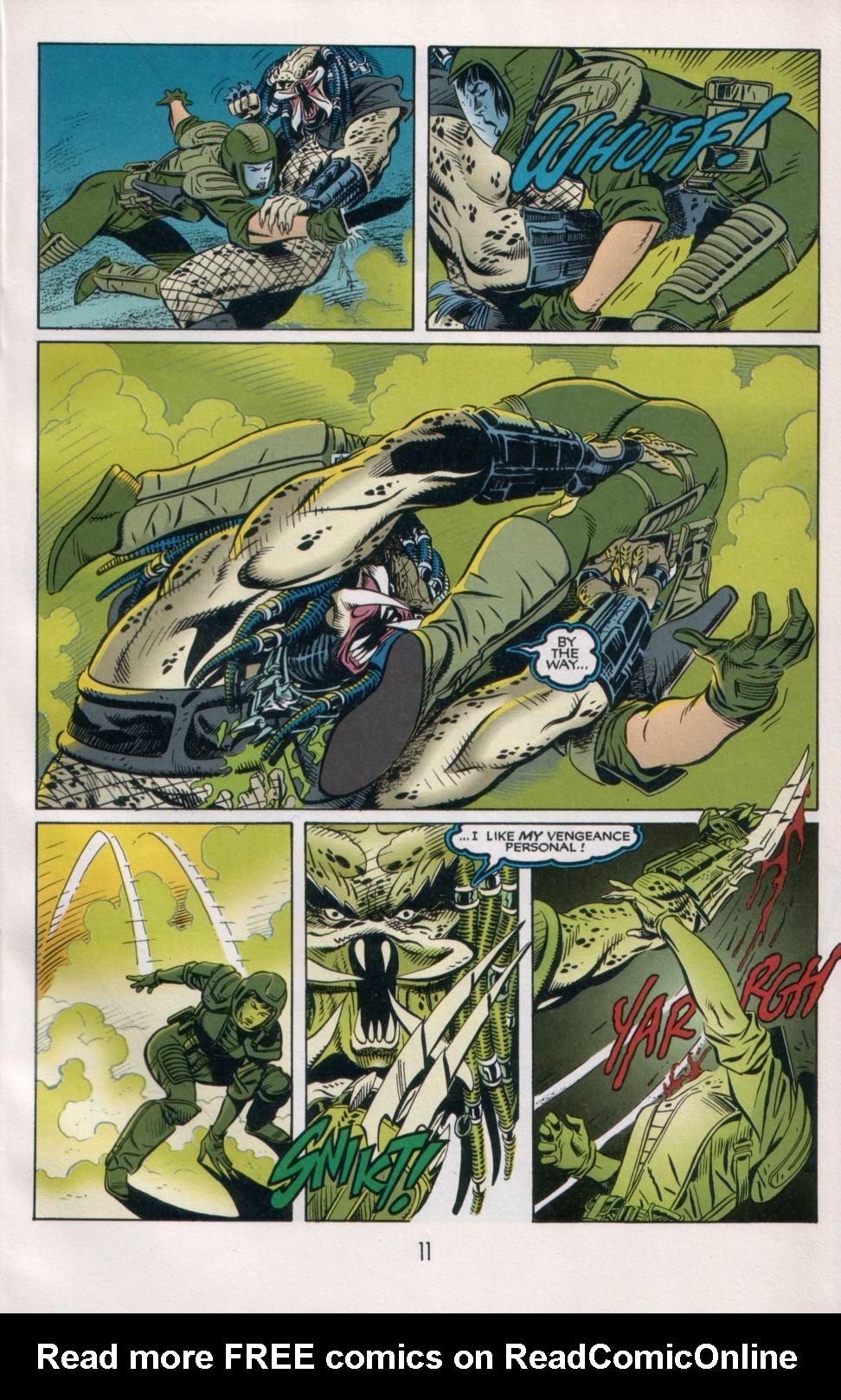 Read online Aliens/Predator: The Deadliest of the Species comic -  Issue #6 - 13