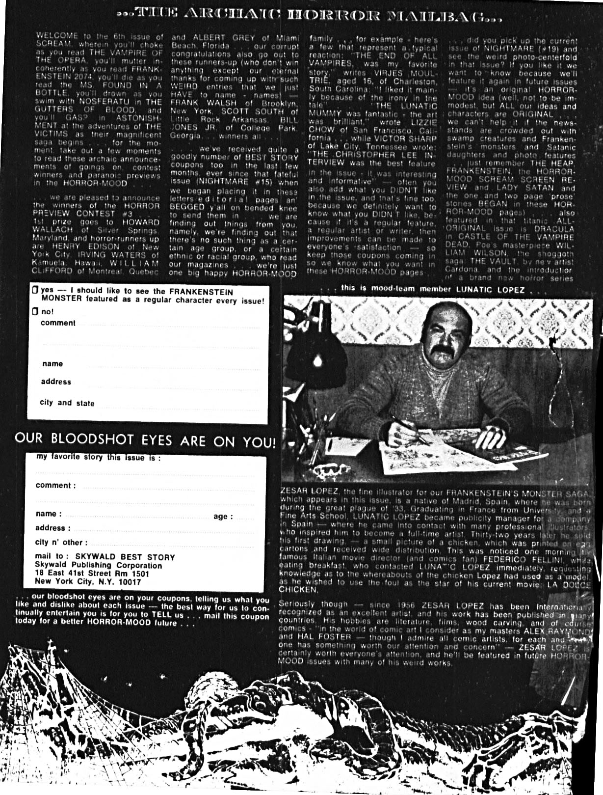 Read online Scream (1973) comic -  Issue #6 - 34
