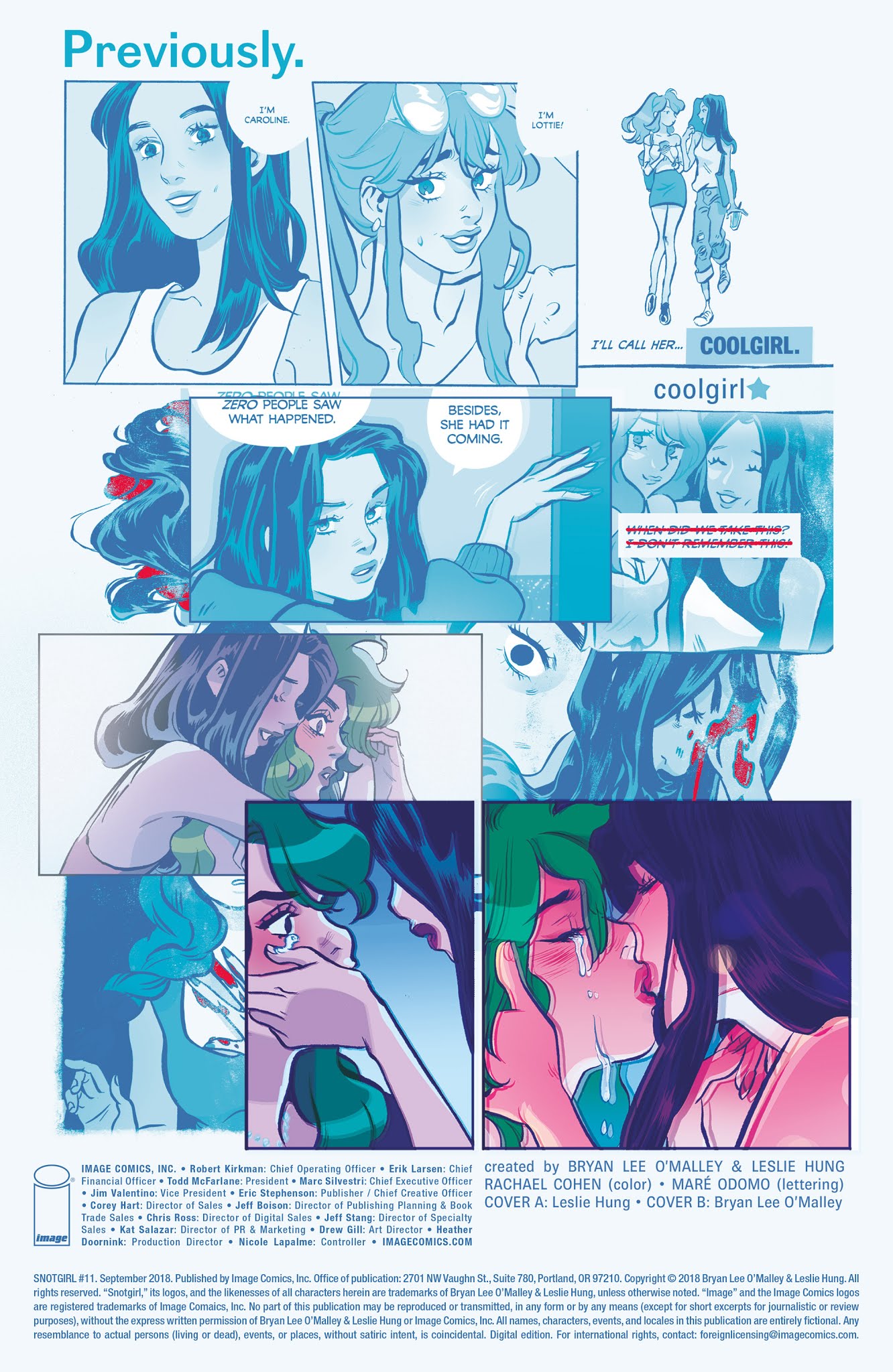 Read online Snotgirl comic -  Issue #11 - 2