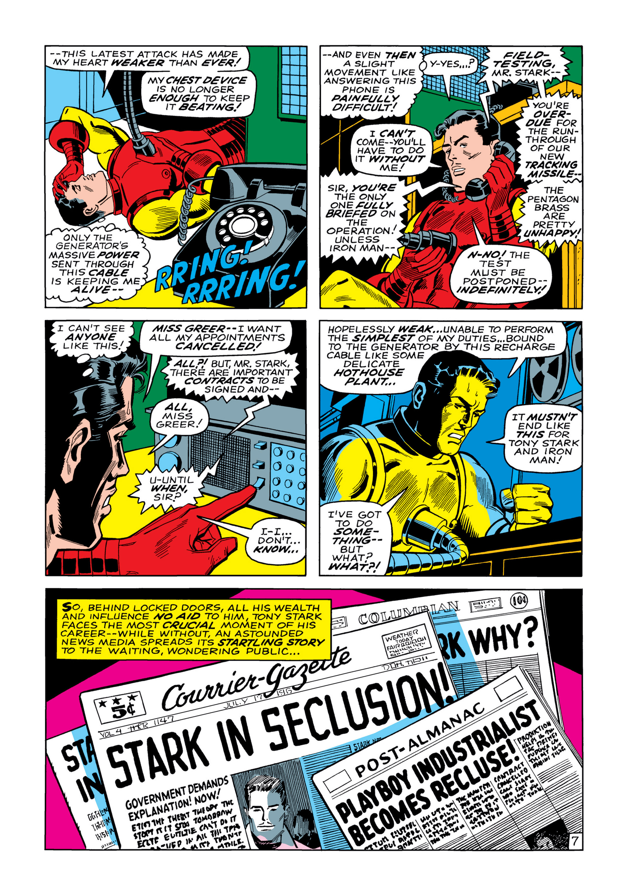 Read online Marvel Masterworks: The Invincible Iron Man comic -  Issue # TPB 5 (Part 1) - 35