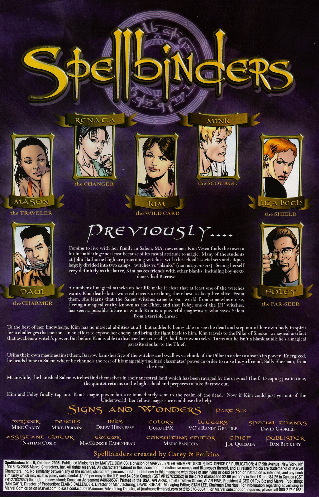 Read online Spellbinders comic -  Issue #6 - 2