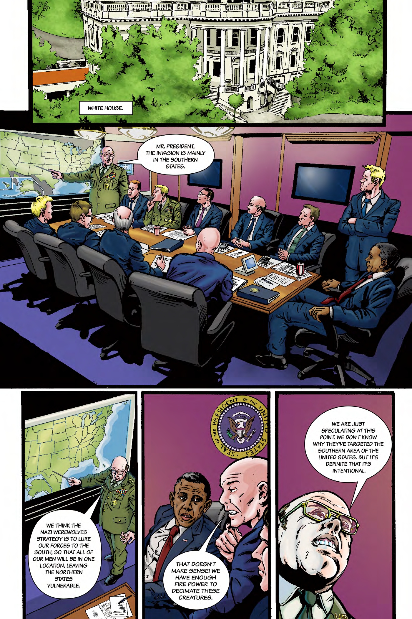 Read online Nazi Werewolves from Outer Space comic -  Issue #4 - 10