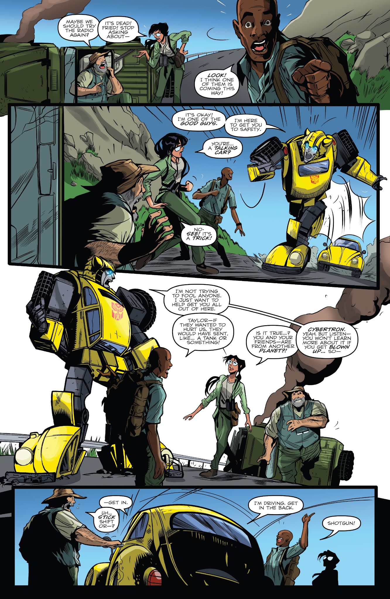 Read online Transformers: Bumblebee-Go For the Gold comic -  Issue # Full - 12