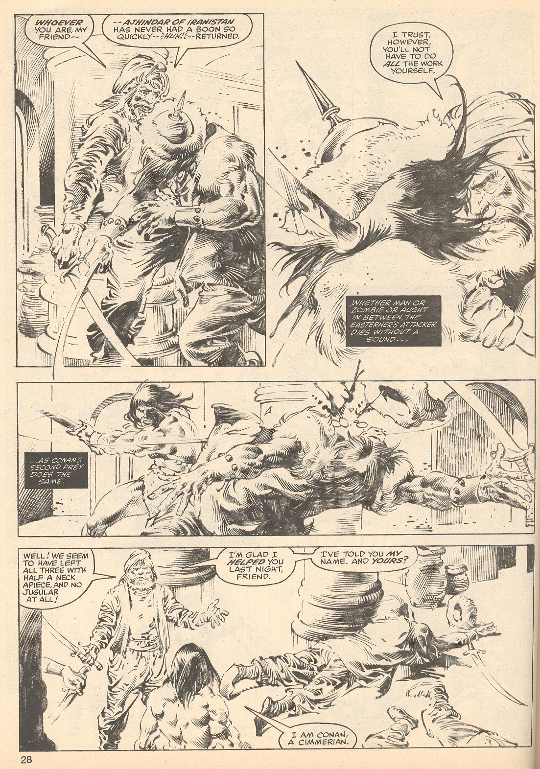 Read online The Savage Sword Of Conan comic -  Issue #53 - 28
