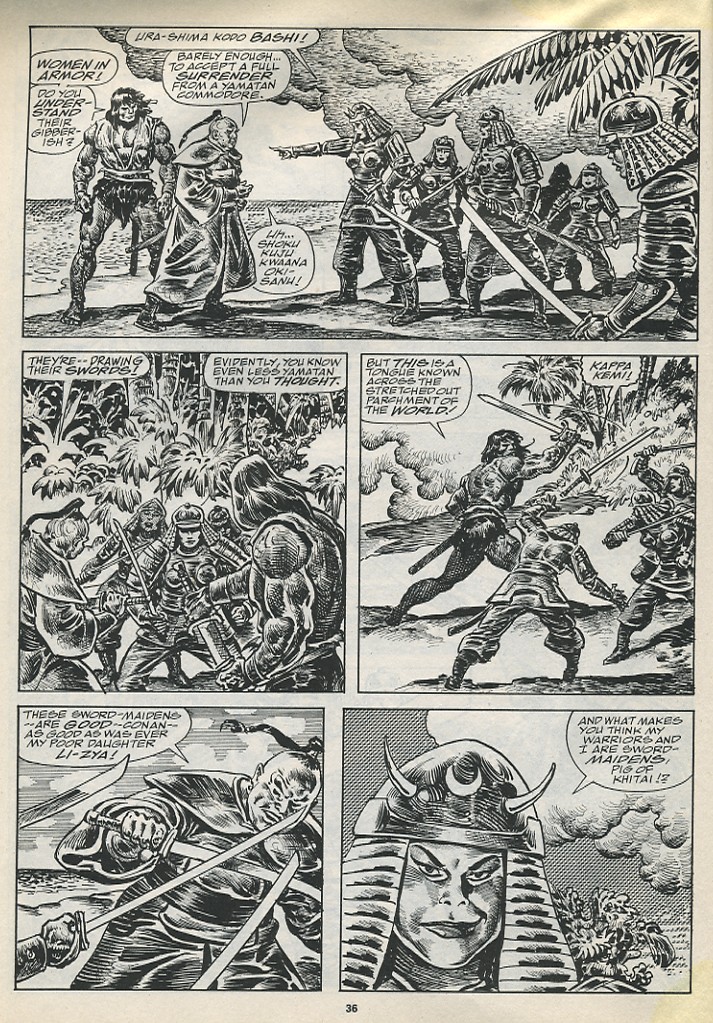 Read online The Savage Sword Of Conan comic -  Issue #194 - 38