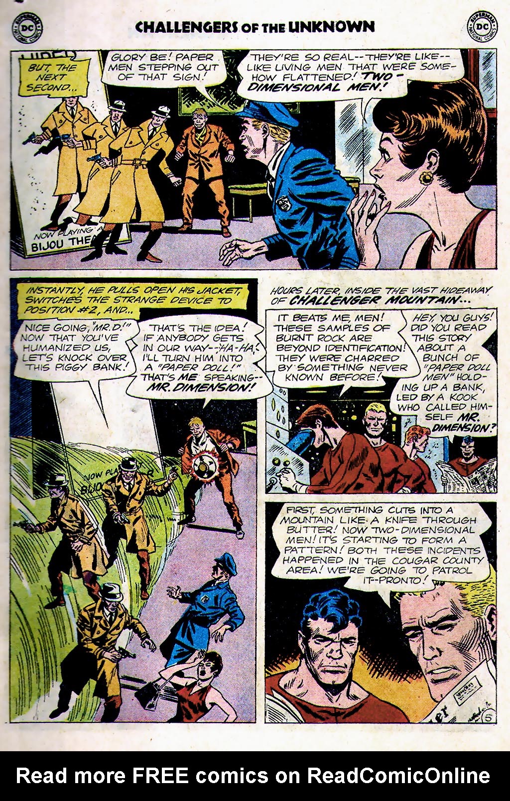 Challengers of the Unknown (1958) Issue #37 #37 - English 7