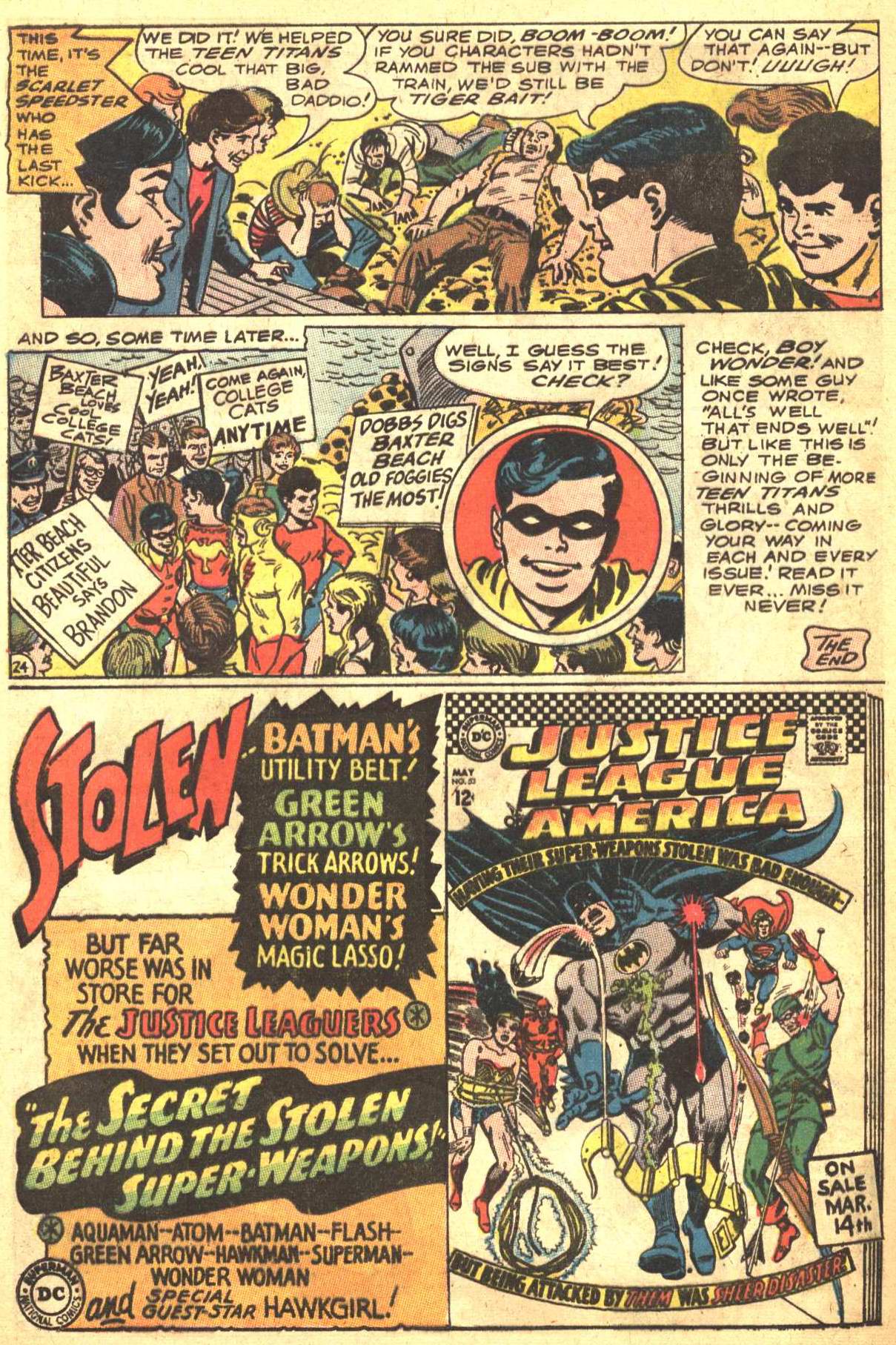 Read online Teen Titans (1966) comic -  Issue #9 - 32