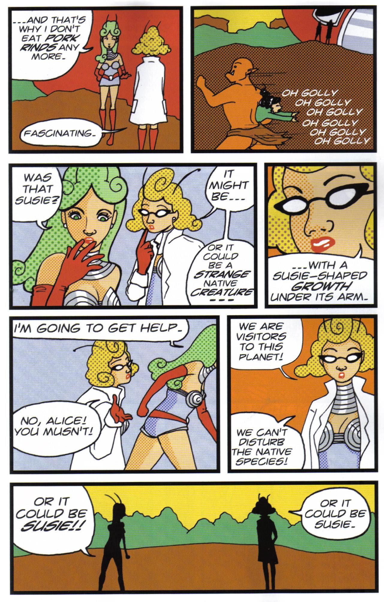 Read online I Was Kidnapped By Lesbian Pirates From Outer Space comic -  Issue #3 - 17