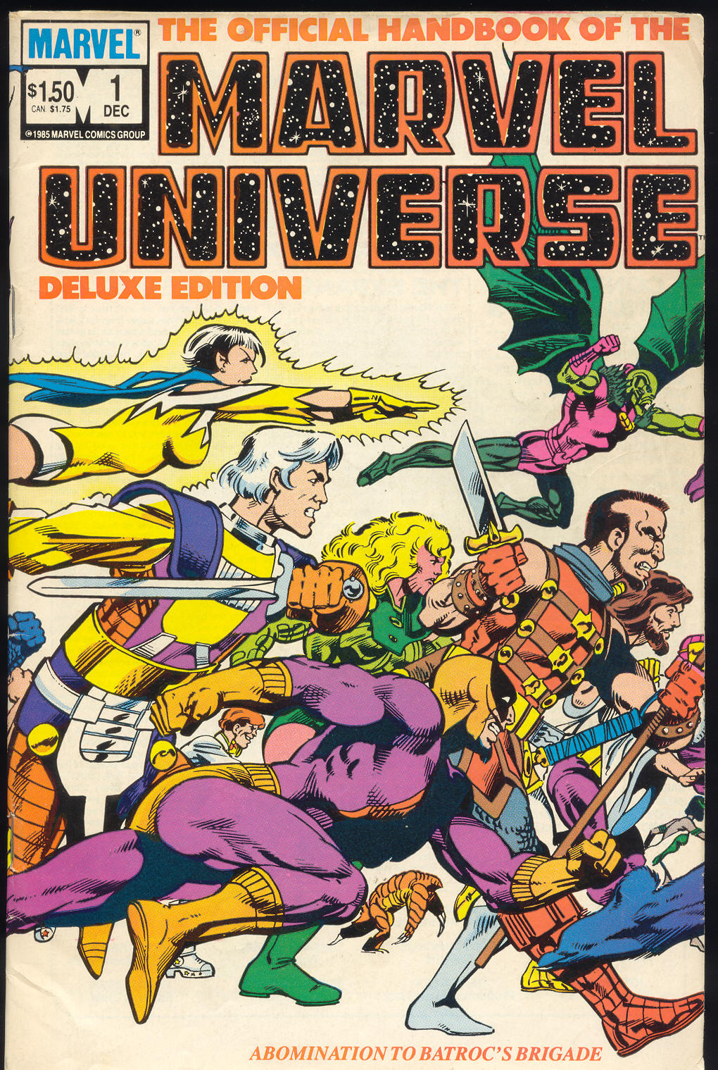 Read online The Official Handbook of the Marvel Universe Deluxe Edition comic -  Issue #1 - 1