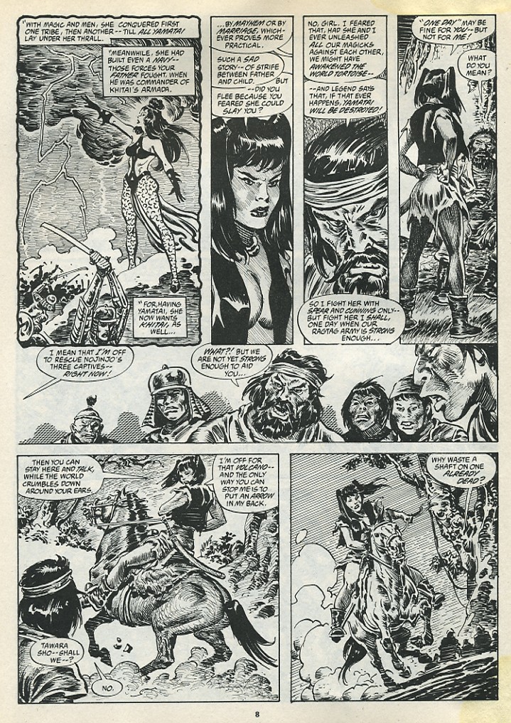 Read online The Savage Sword Of Conan comic -  Issue #195 - 10