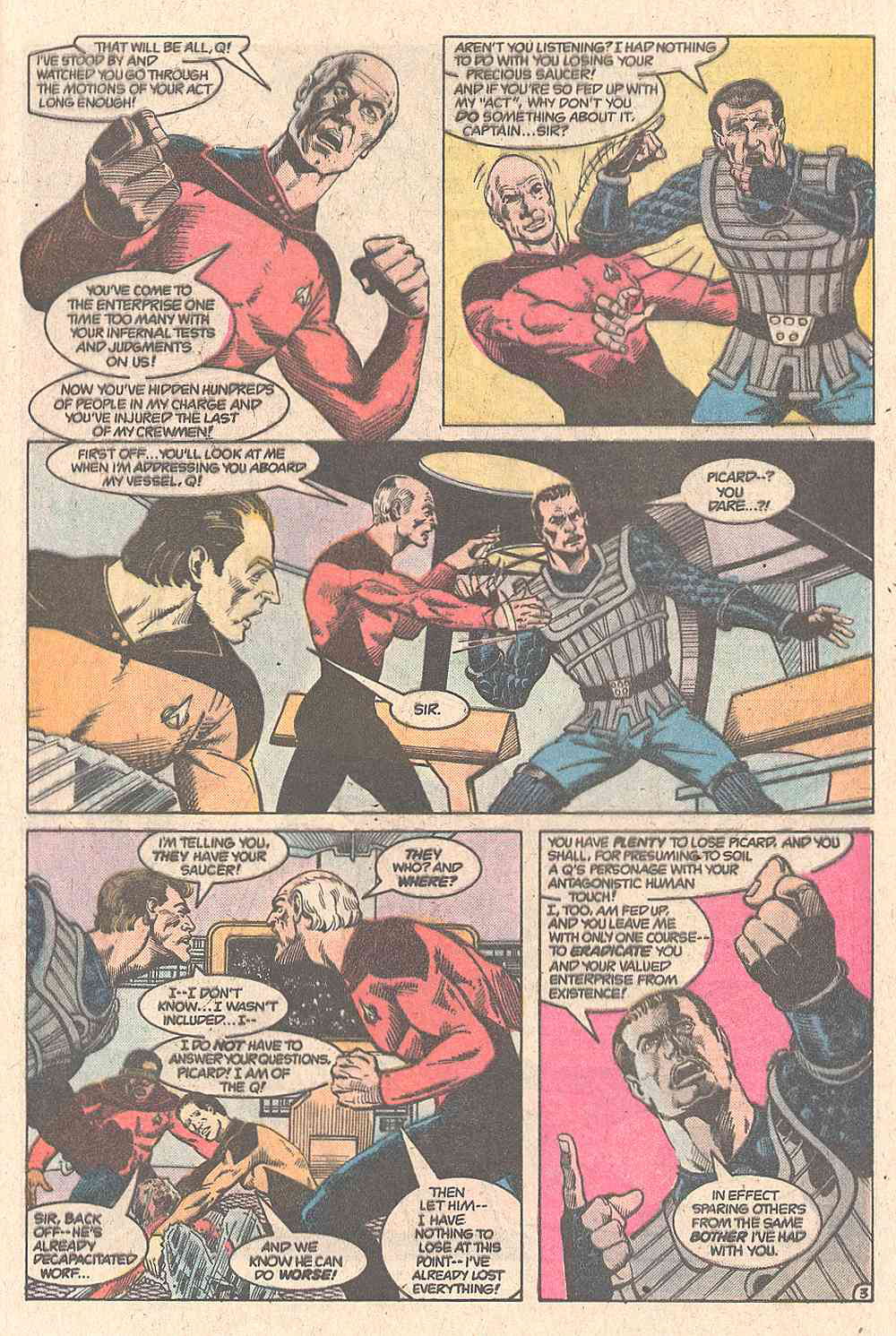 Read online Star Trek: The Next Generation (1988) comic -  Issue #4 - 4