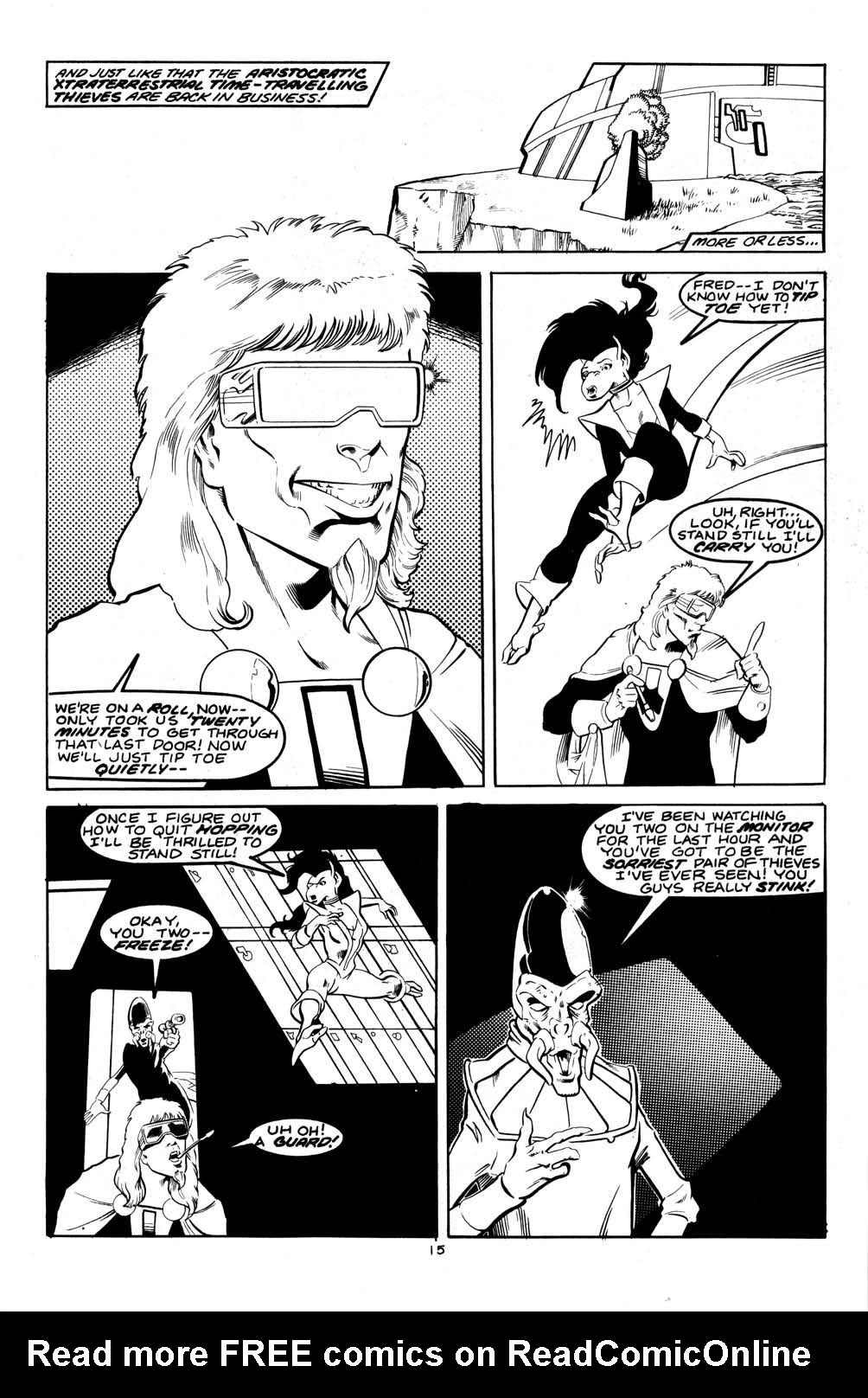 Read online Aristocratic Xtraterrestrial Time-Traveling Thieves comic -  Issue #11 - 17