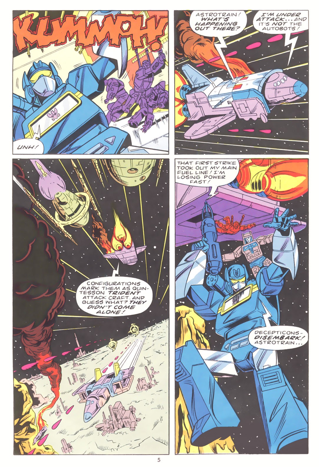 Read online The Transformers (UK) comic -  Issue #185 - 5