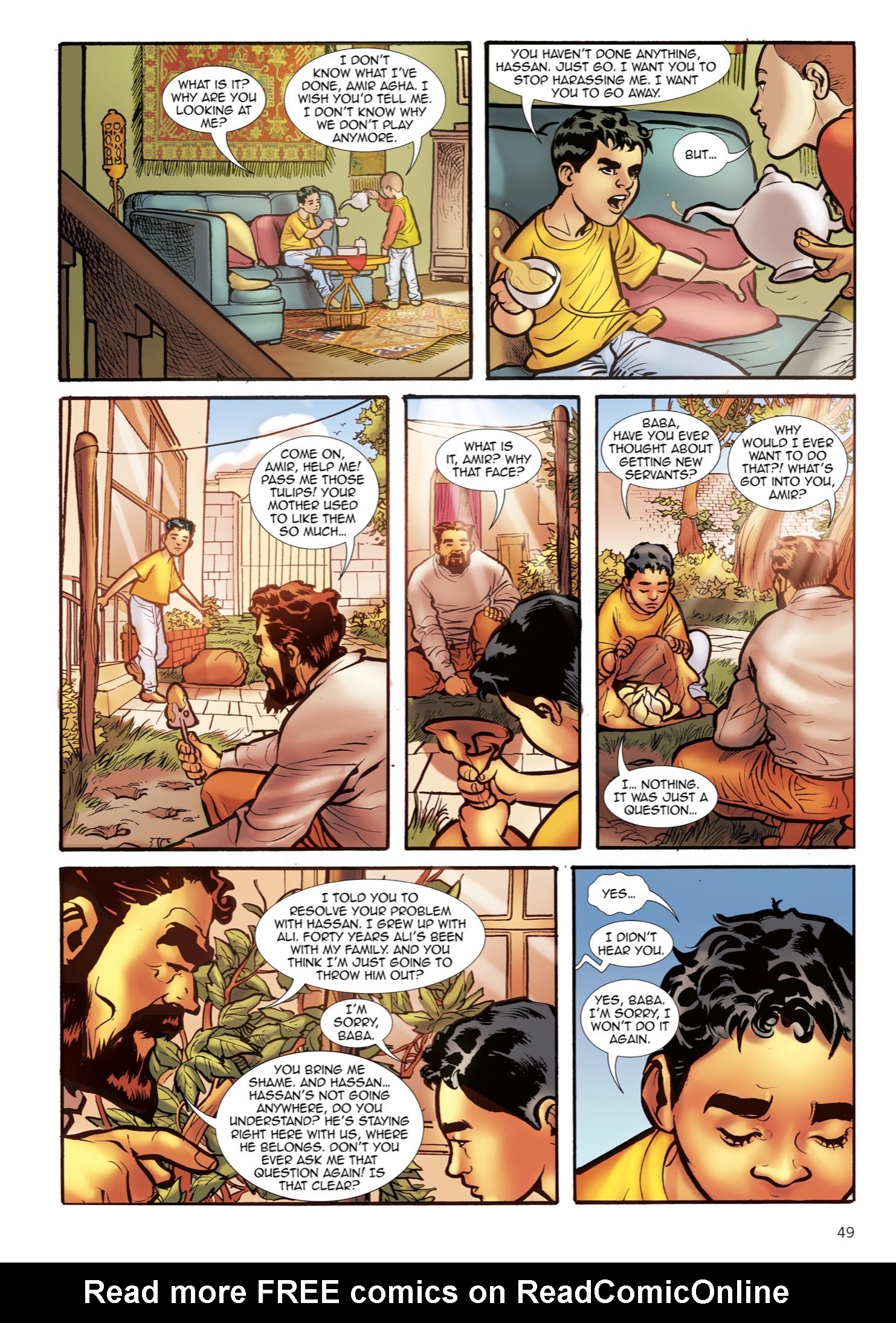 Read online The Kite Runner comic -  Issue # TPB - 50