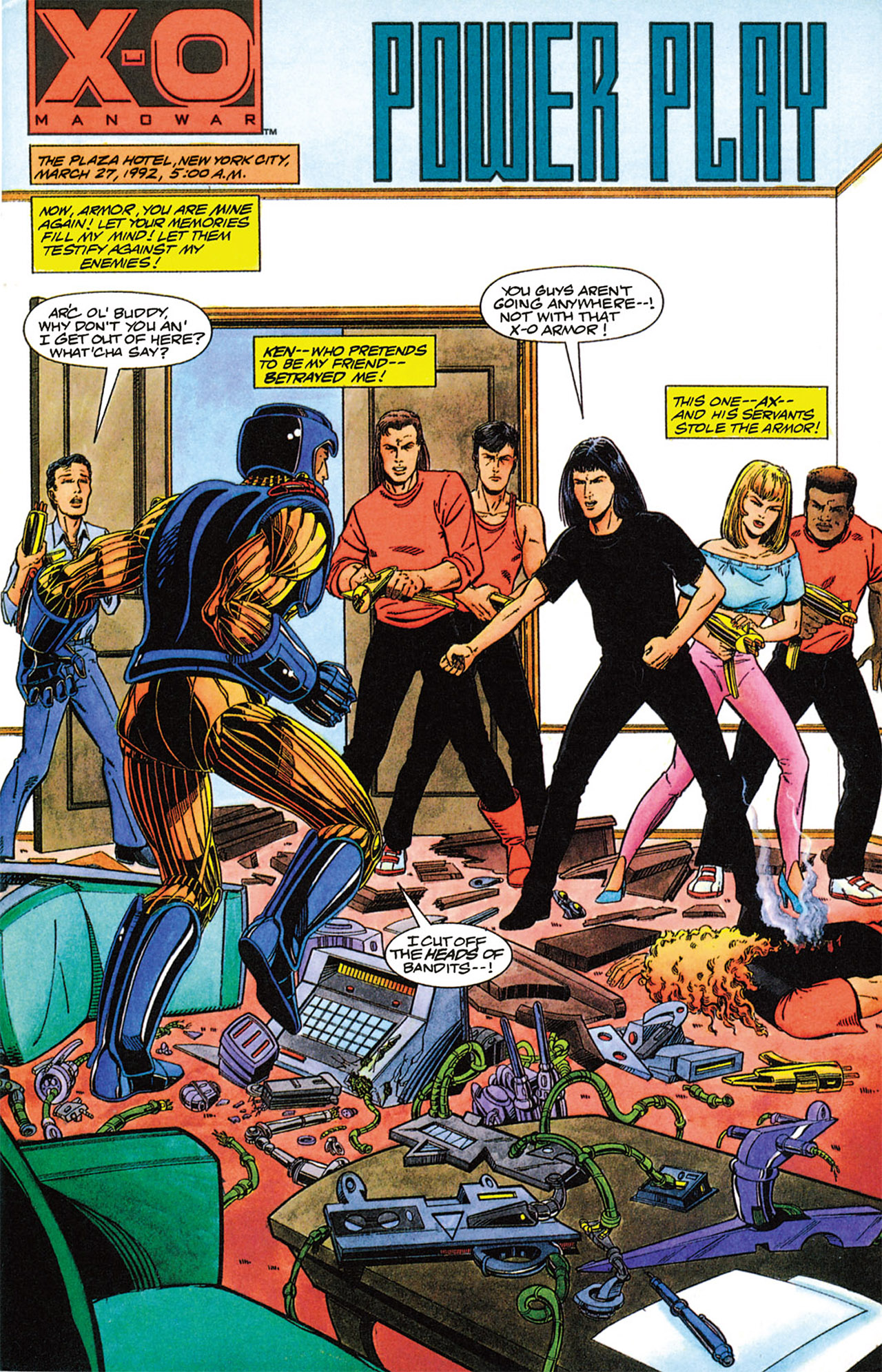Read online X-O Manowar (1992) comic -  Issue #6 - 2