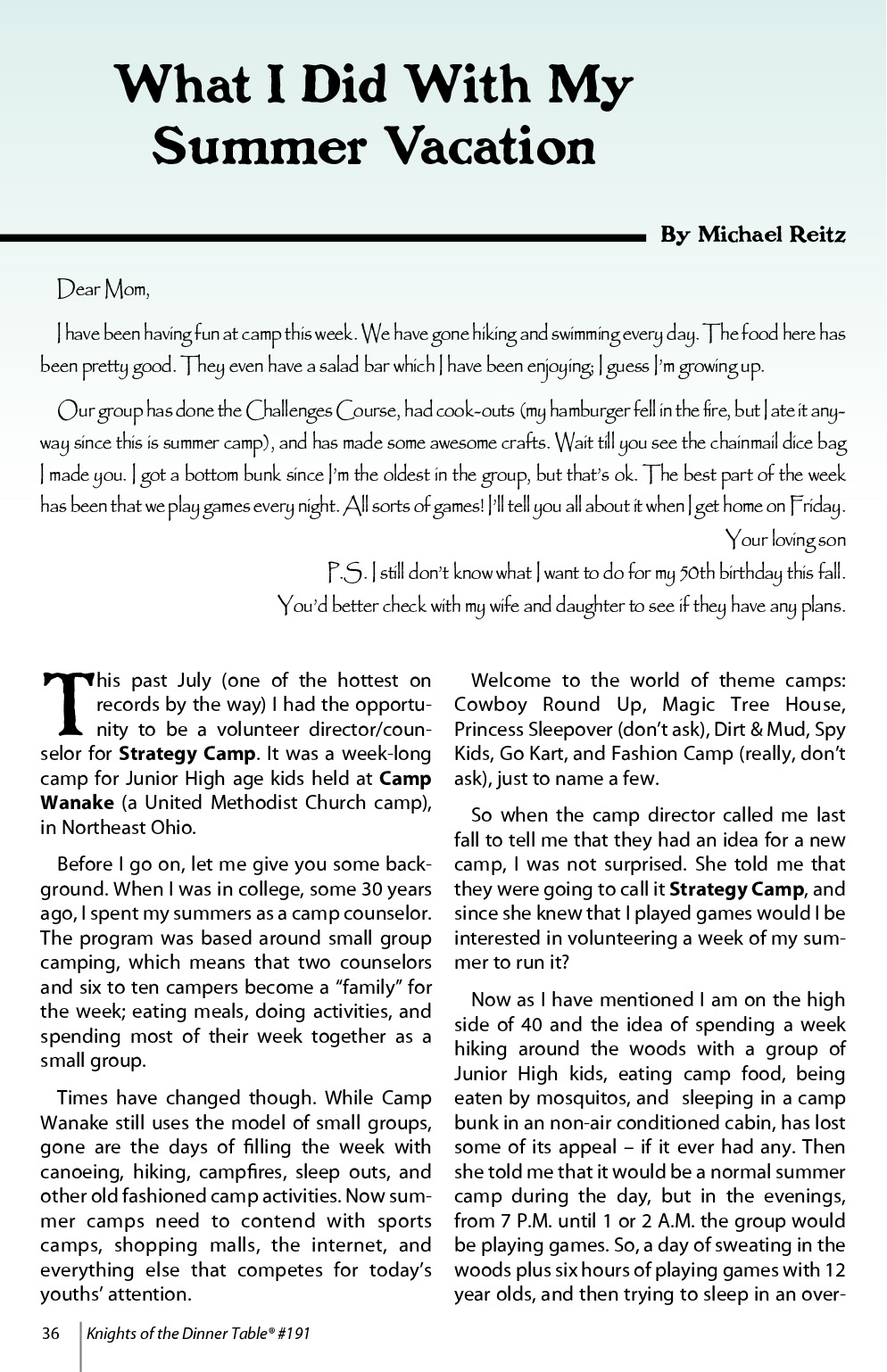 Read online Knights of the Dinner Table comic -  Issue #191 - 38