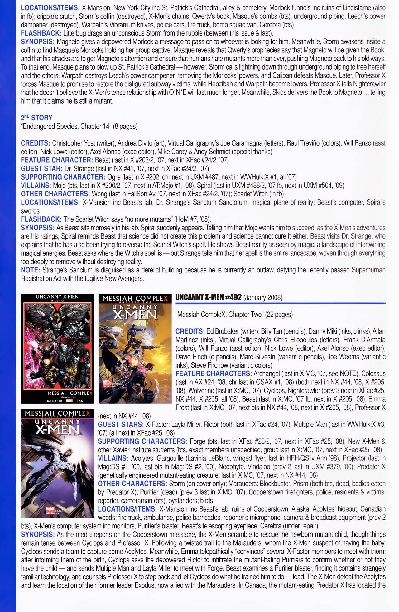 Read online Official Index to the Marvel Universe comic -  Issue #13 - 48