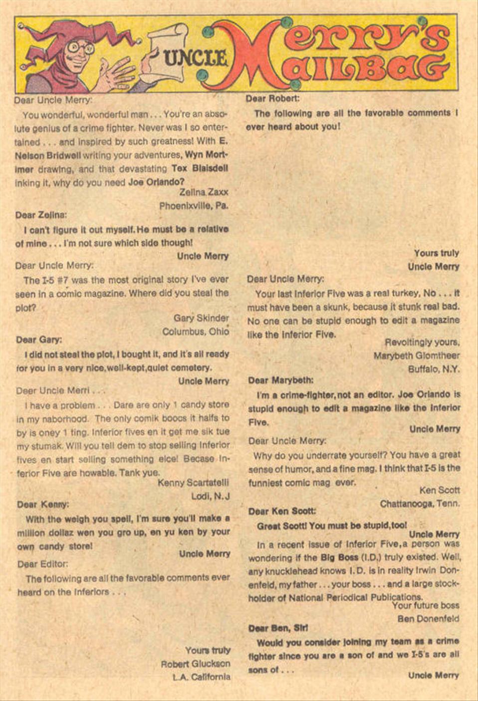 Read online The Inferior Five comic -  Issue #8 - 26