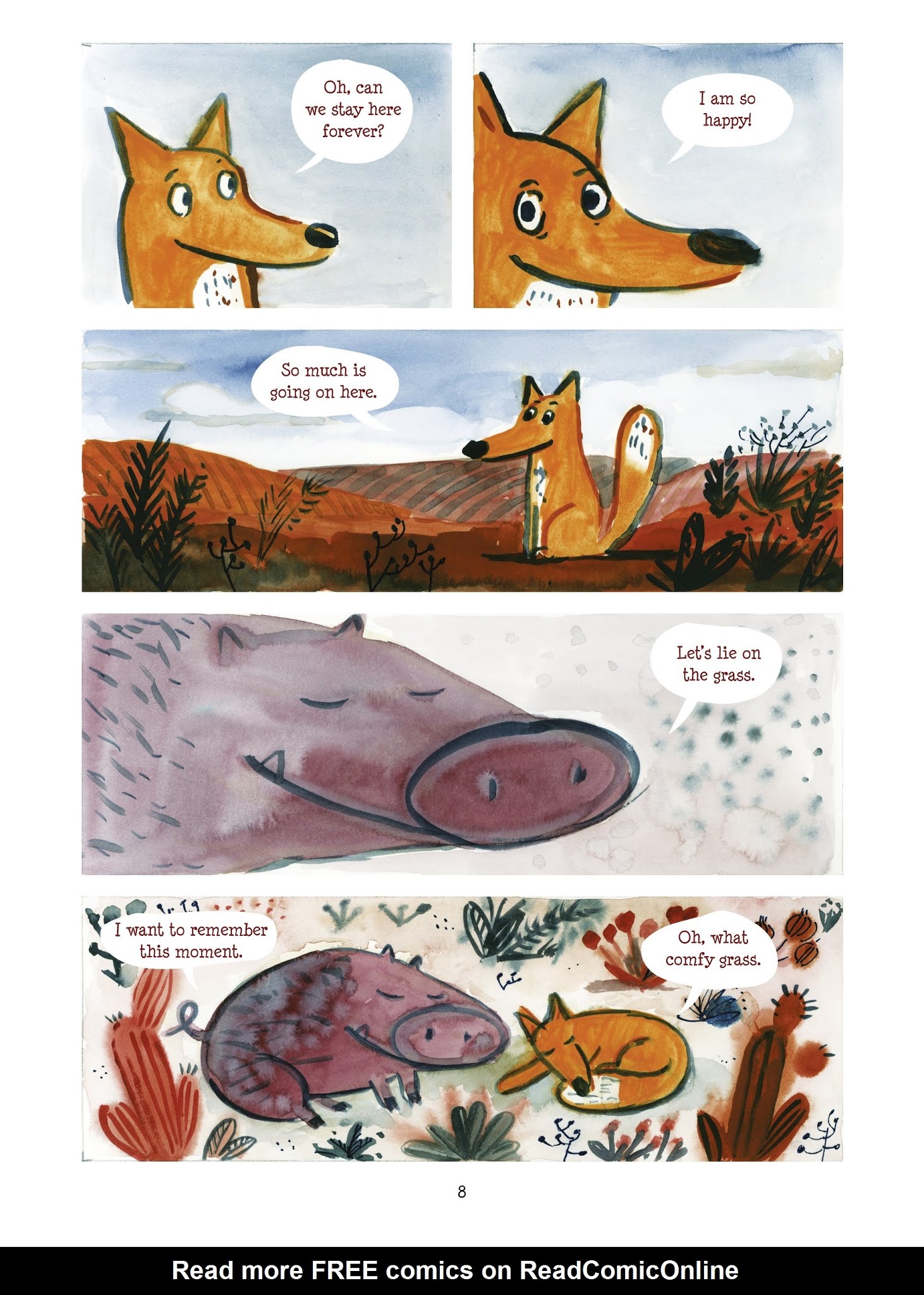 Read online Tiny Fox and Great Boar comic -  Issue #2 - 8