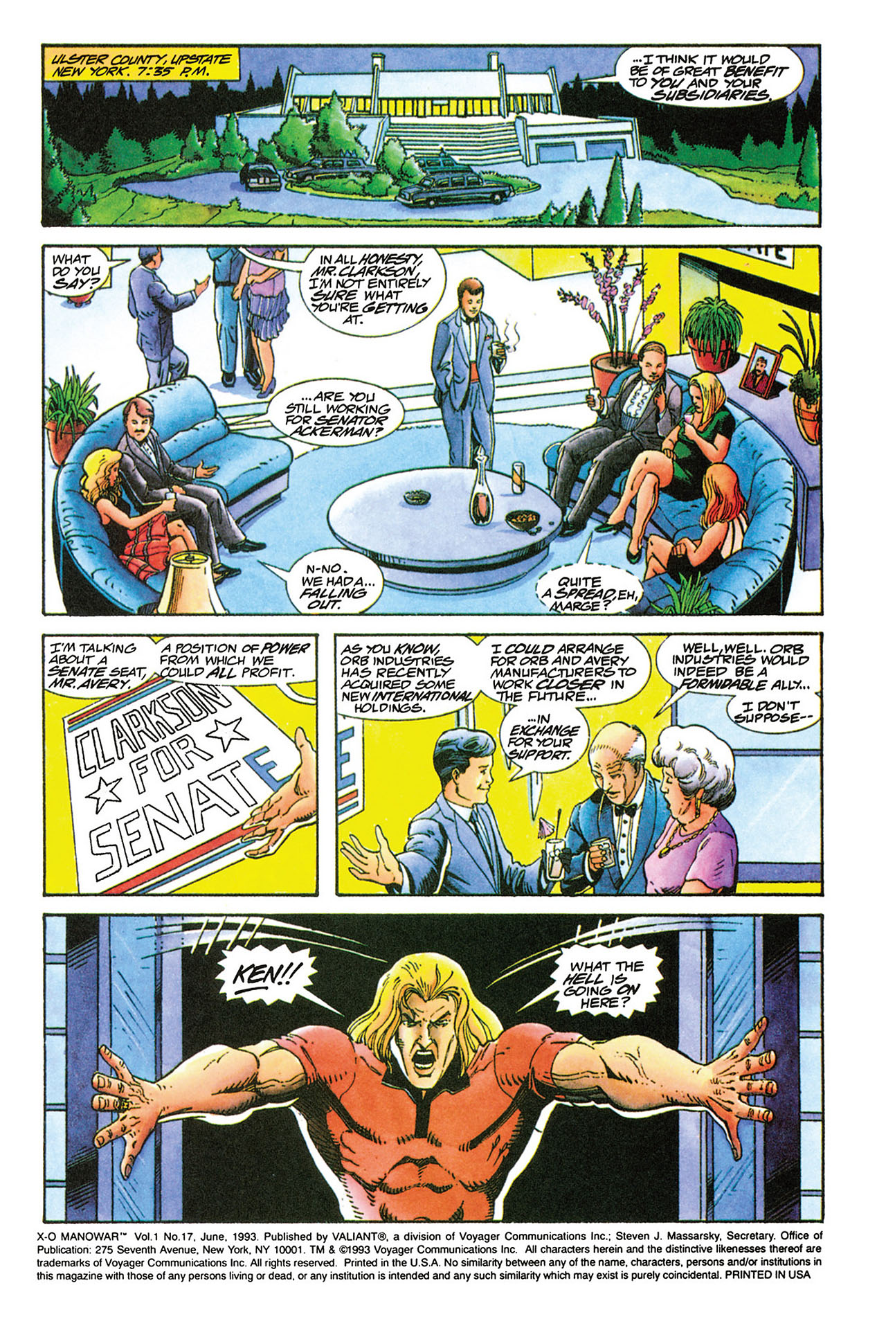 Read online X-O Manowar (1992) comic -  Issue #17 - 5