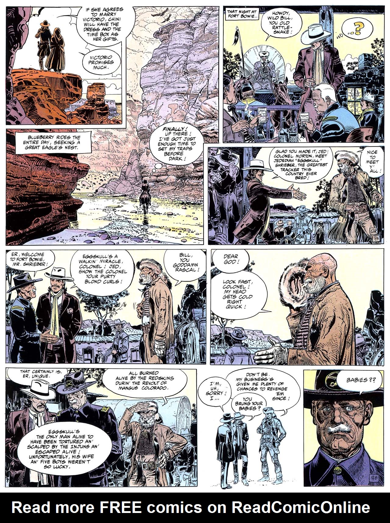 Read online Epic Graphic Novel: Blueberry comic -  Issue #3 - 68
