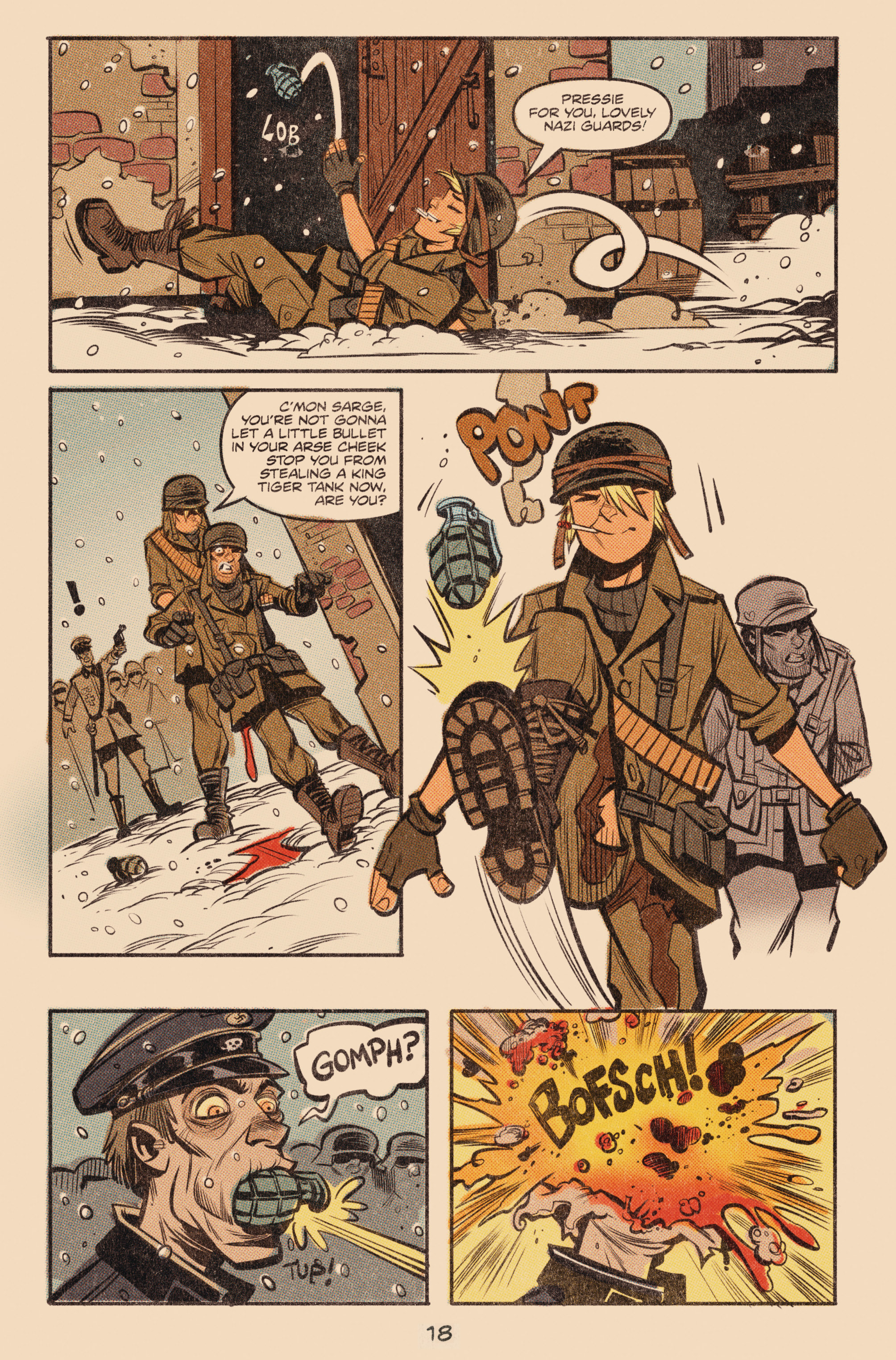 Read online Tank Girl: World War Tank Girl comic -  Issue #1 - 19