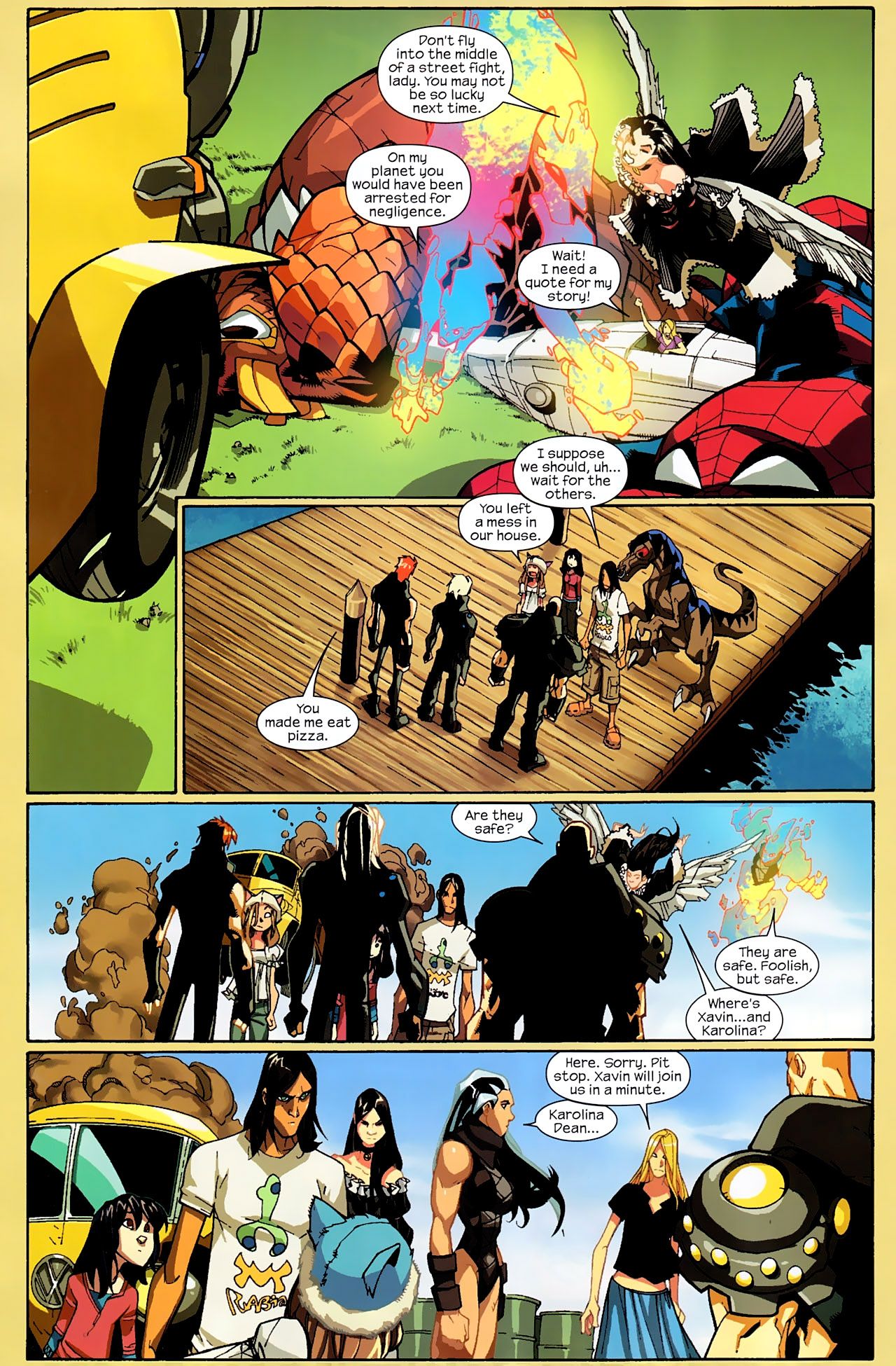 Read online Runaways (2008) comic -  Issue #6 - 16