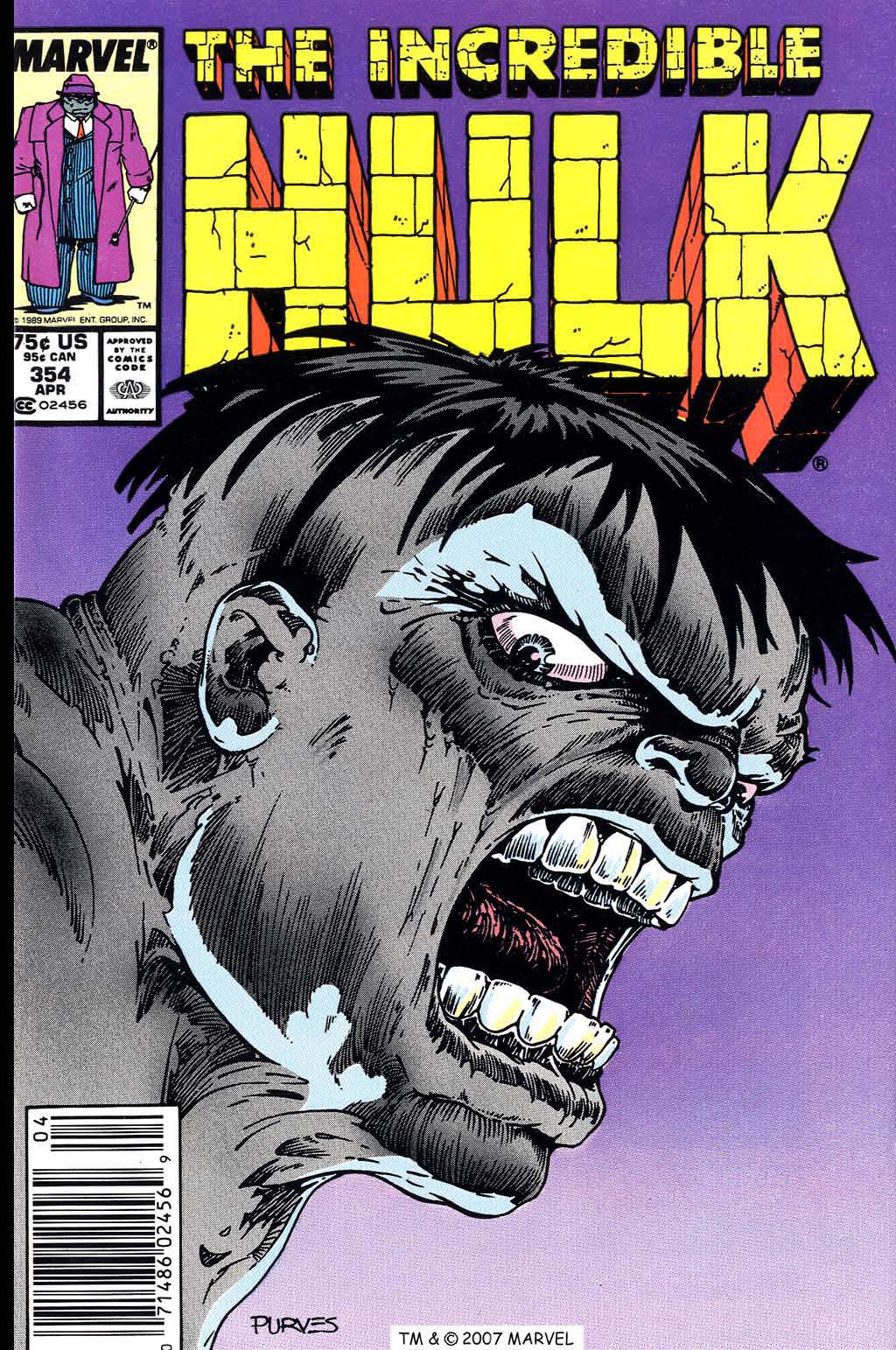 Read online The Incredible Hulk (1968) comic -  Issue #354 - 1