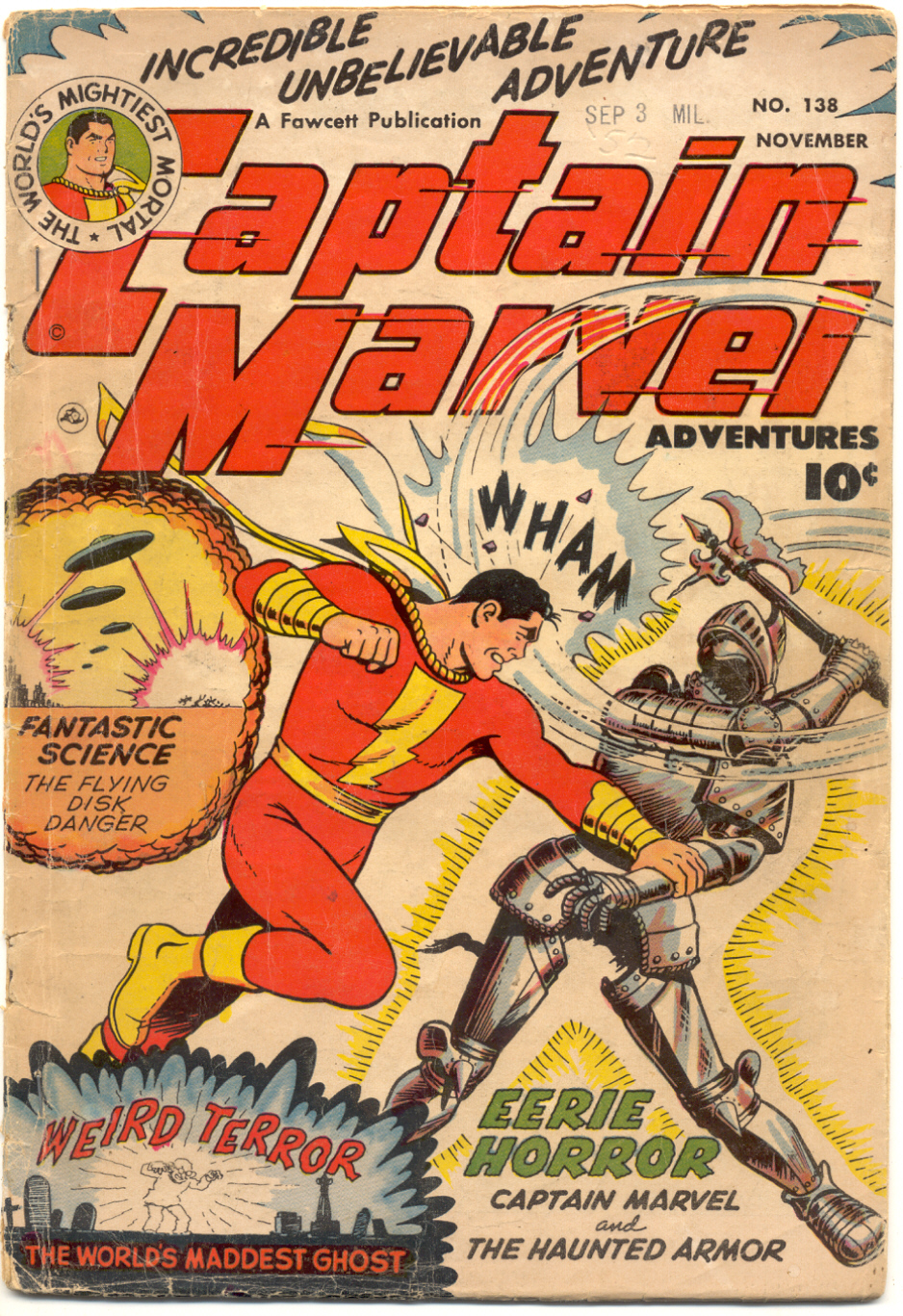 Read online Captain Marvel Adventures comic -  Issue #138 - 1